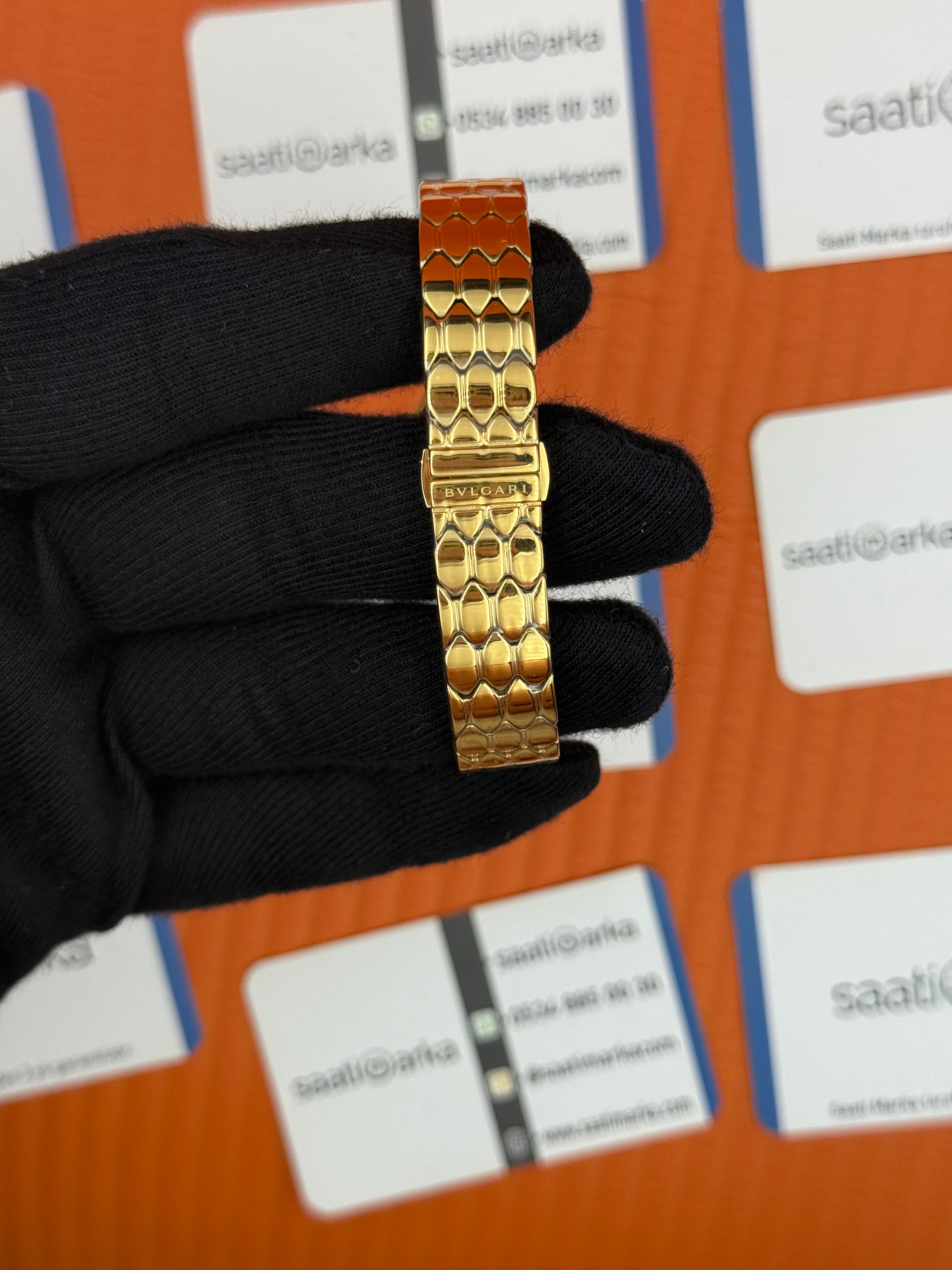 BVLGARİ serpenti seduttori yeşil kadran gold kasa kordon kadın kol saati