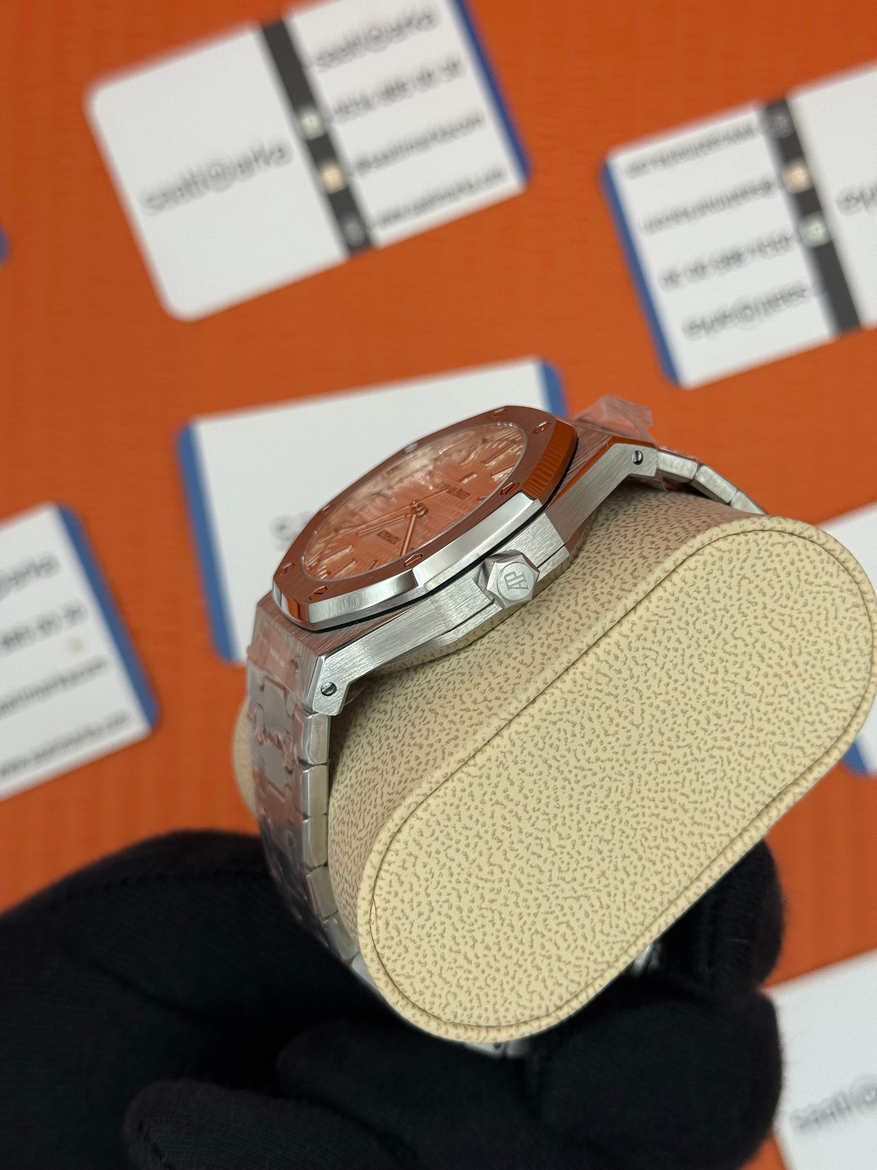 AUDEMARS PİGUET ROYAL OAK BEYAZ KADRAN SİLVER KASA KORDON AUTOMATİK MEKANİZMA