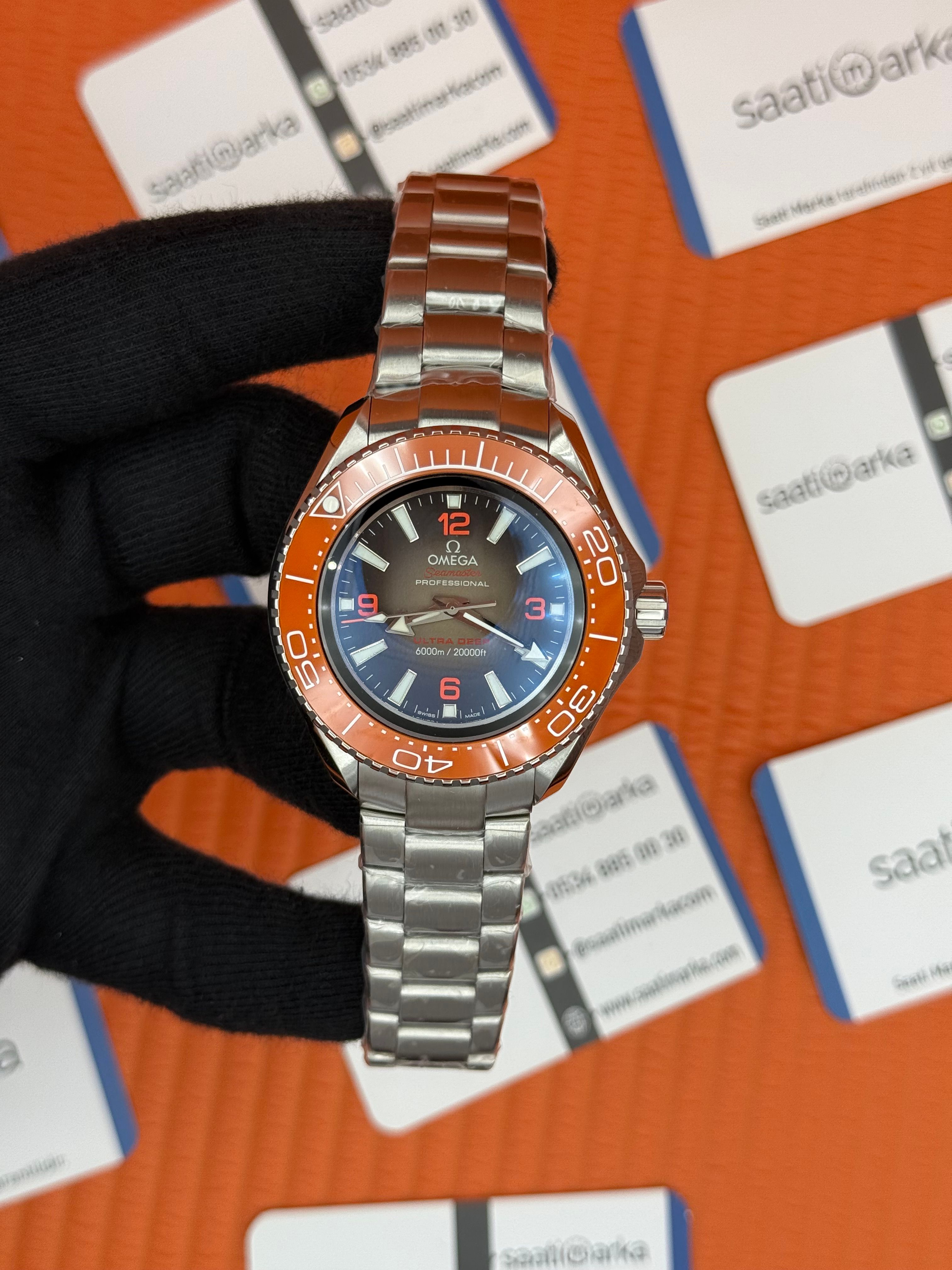 OMEGA SEAMASTER ULTRA DEEP 6000M BROWN  KADRAN TURUNCU BEZEL 