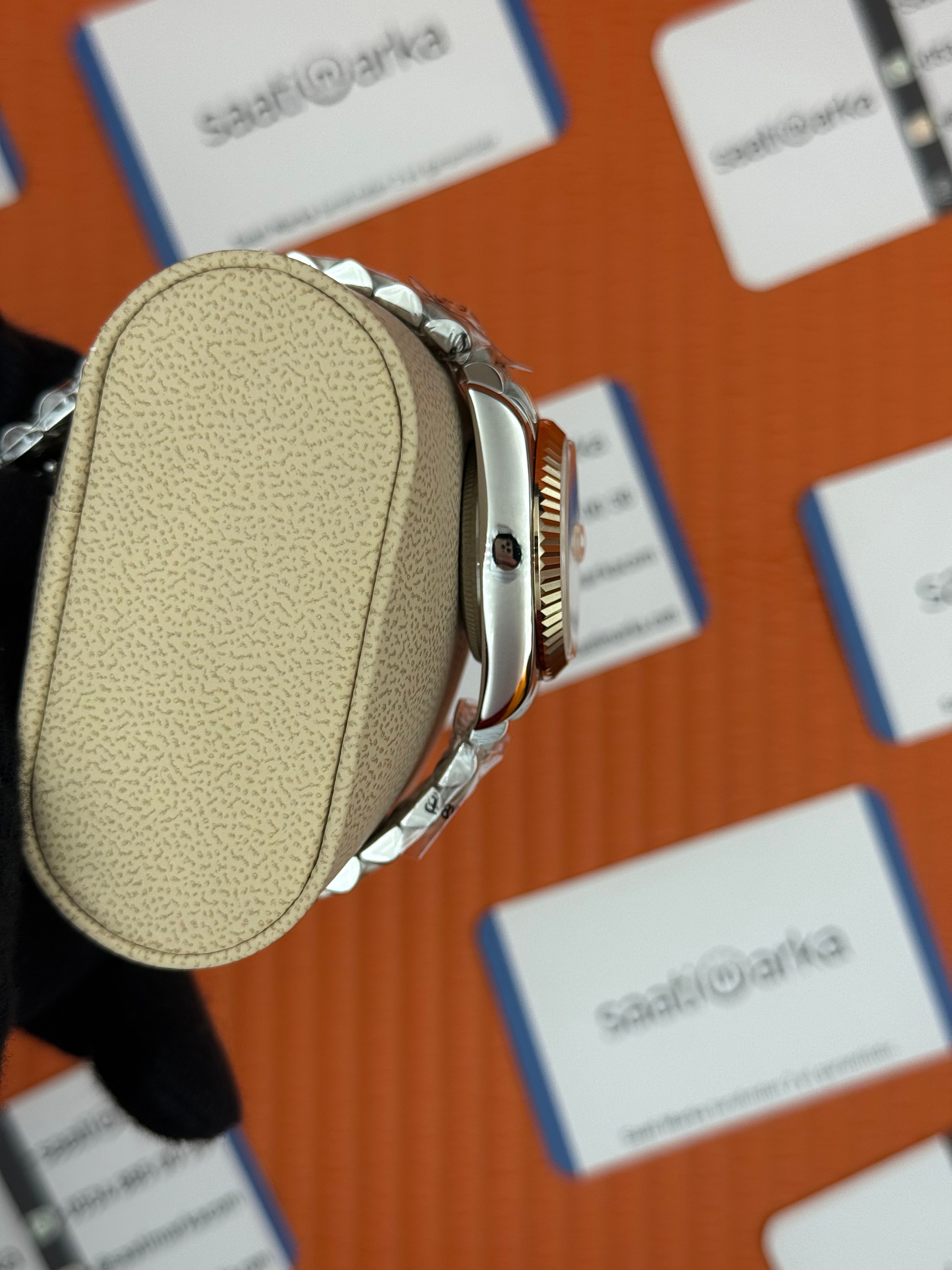 ROELX datejust 31mm şampanya kadran gold silver jubilee kordon