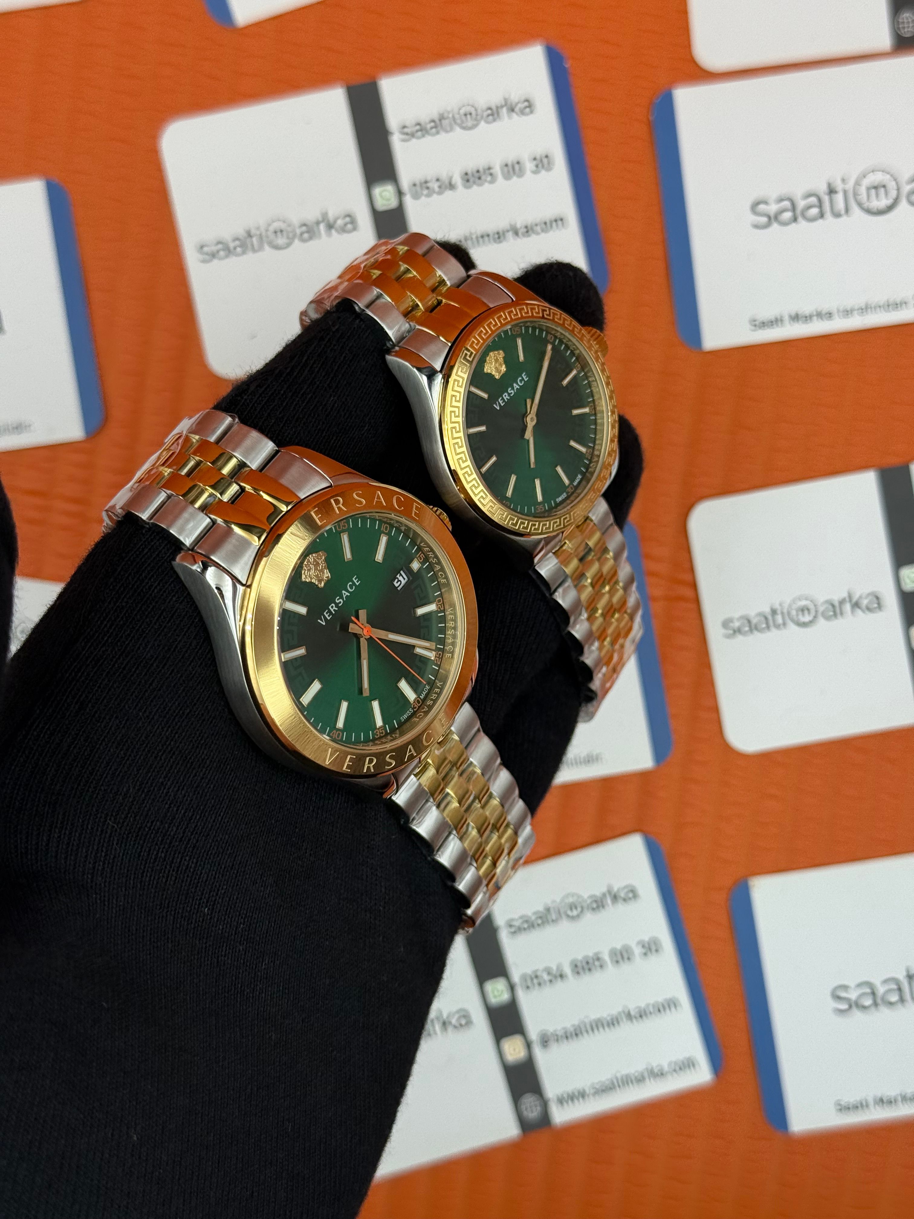 VERSACE çift kombini kadın 36mm erkek 42mm