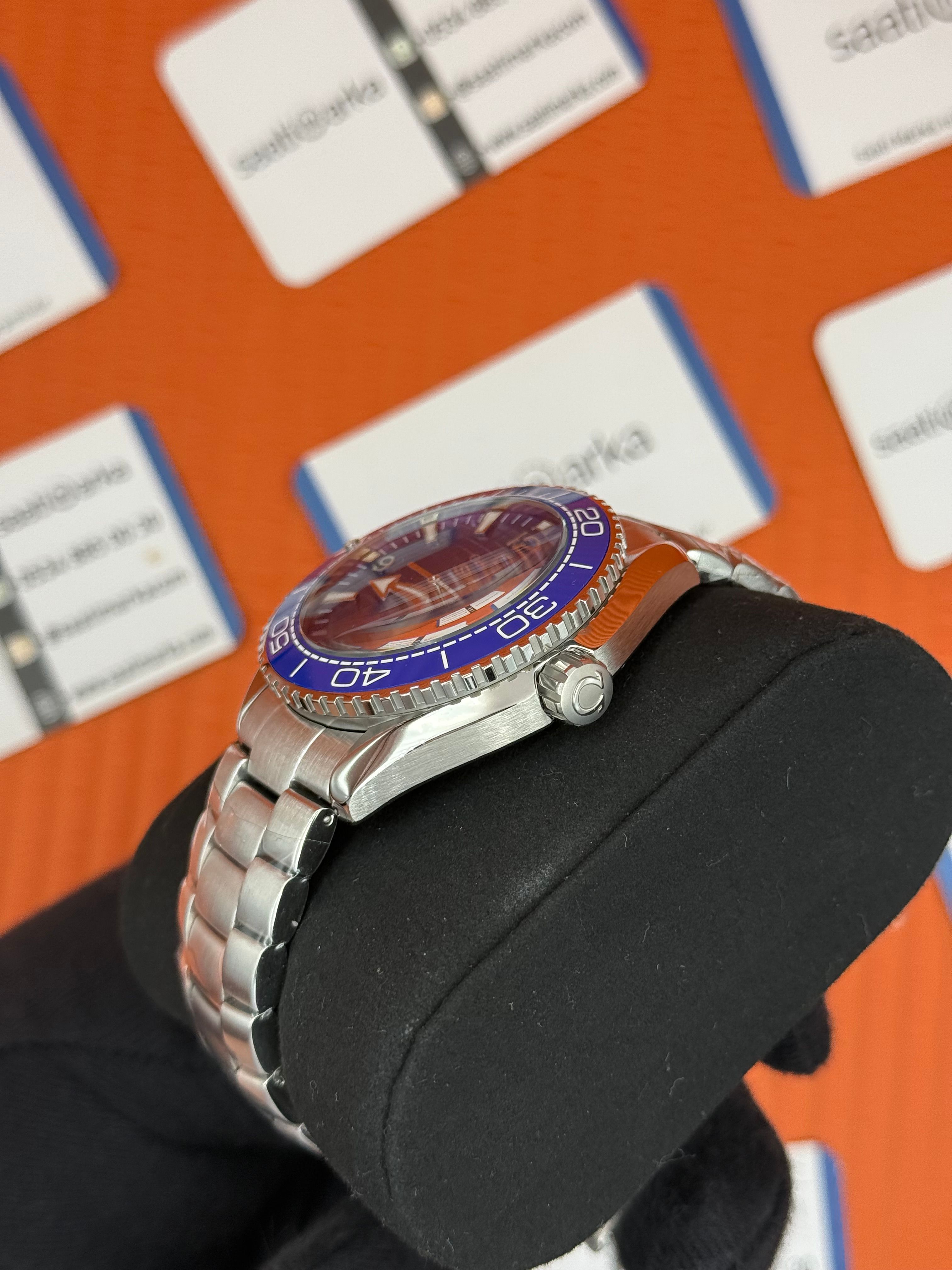 OMEGA SEMASTER CHRONOMETER 600M MAVİ KADRAN BEZEL SİLVER KASA KORDON 