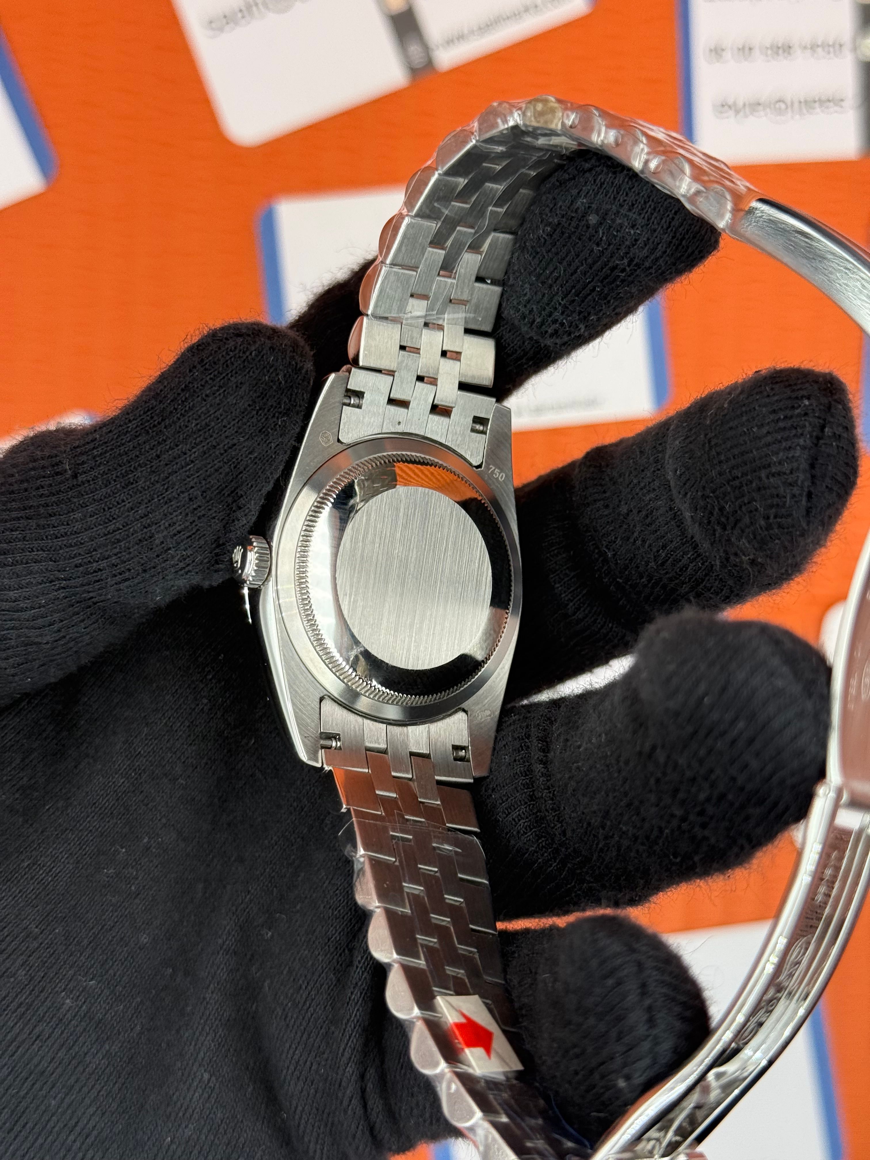 ROLEX datejust 36mm mavi kadran silver jubilee kordon