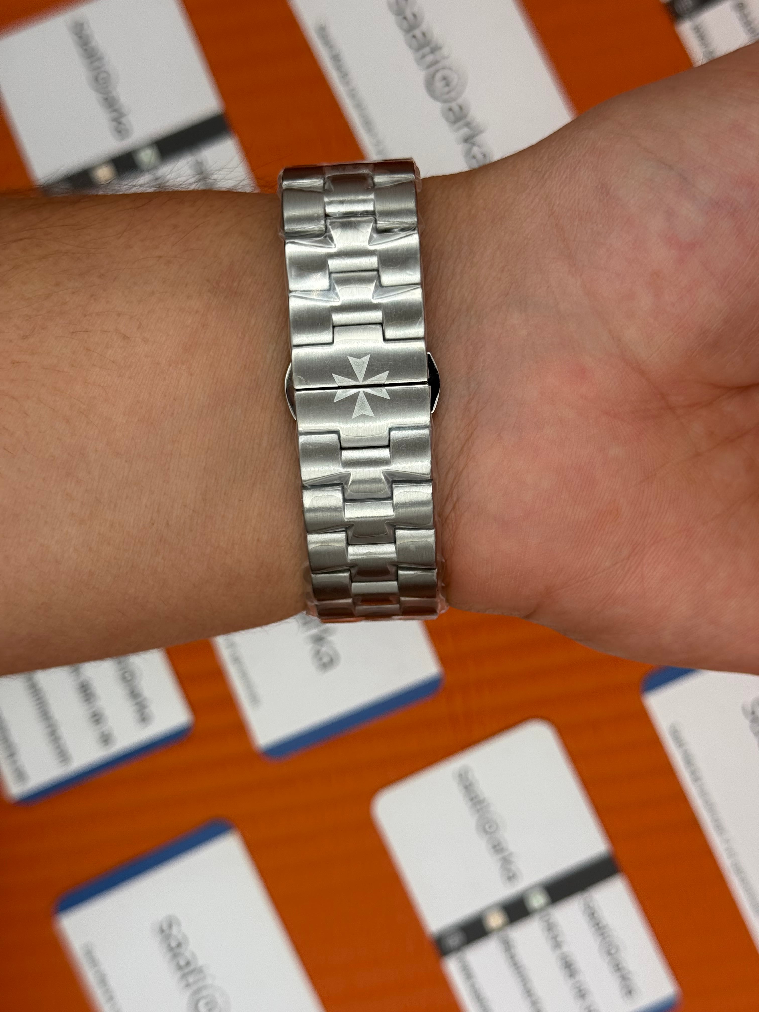 VACHERON CONSTANTIN overseas kahverengi kadran silver kasa kordon erkek kol saati