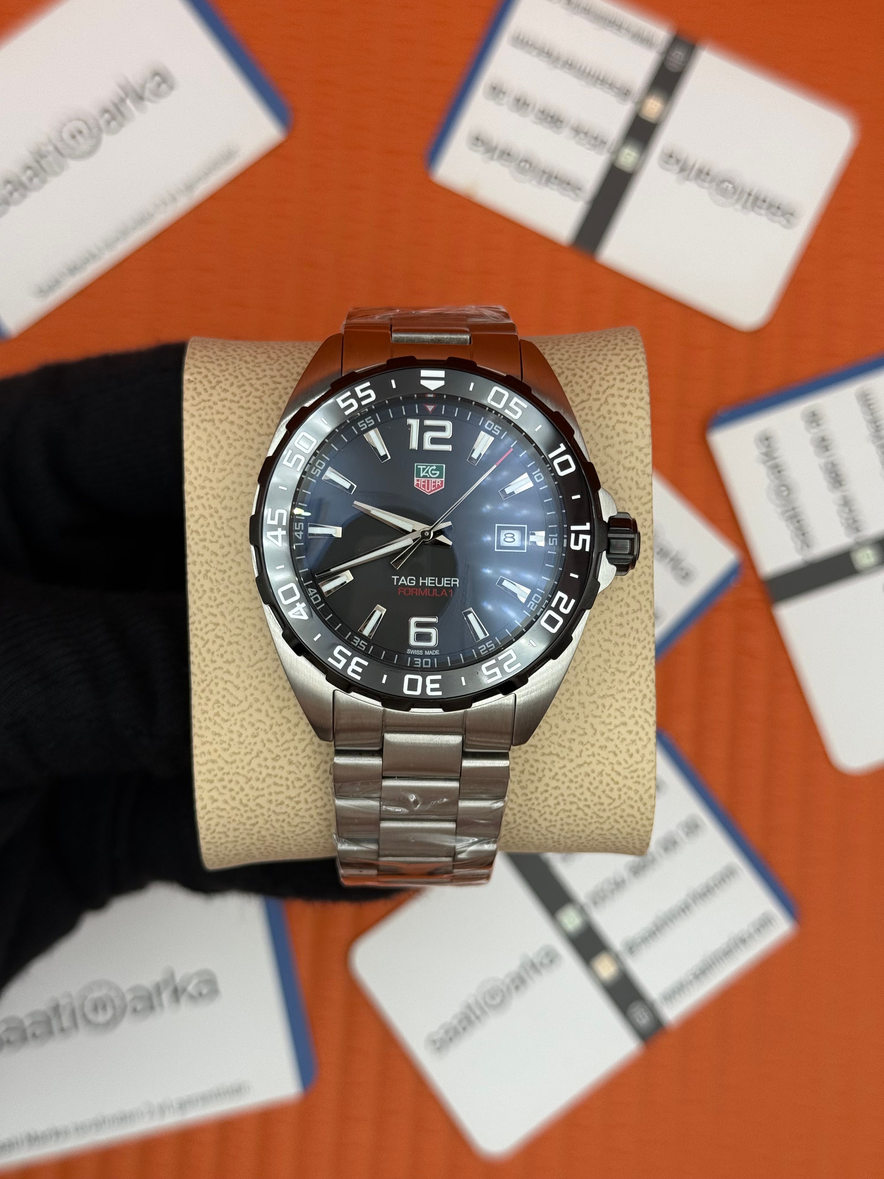 TAGHEUER FORMULA GALİBRE 5 SİYAH KADRAN SİYAH BEZEL 