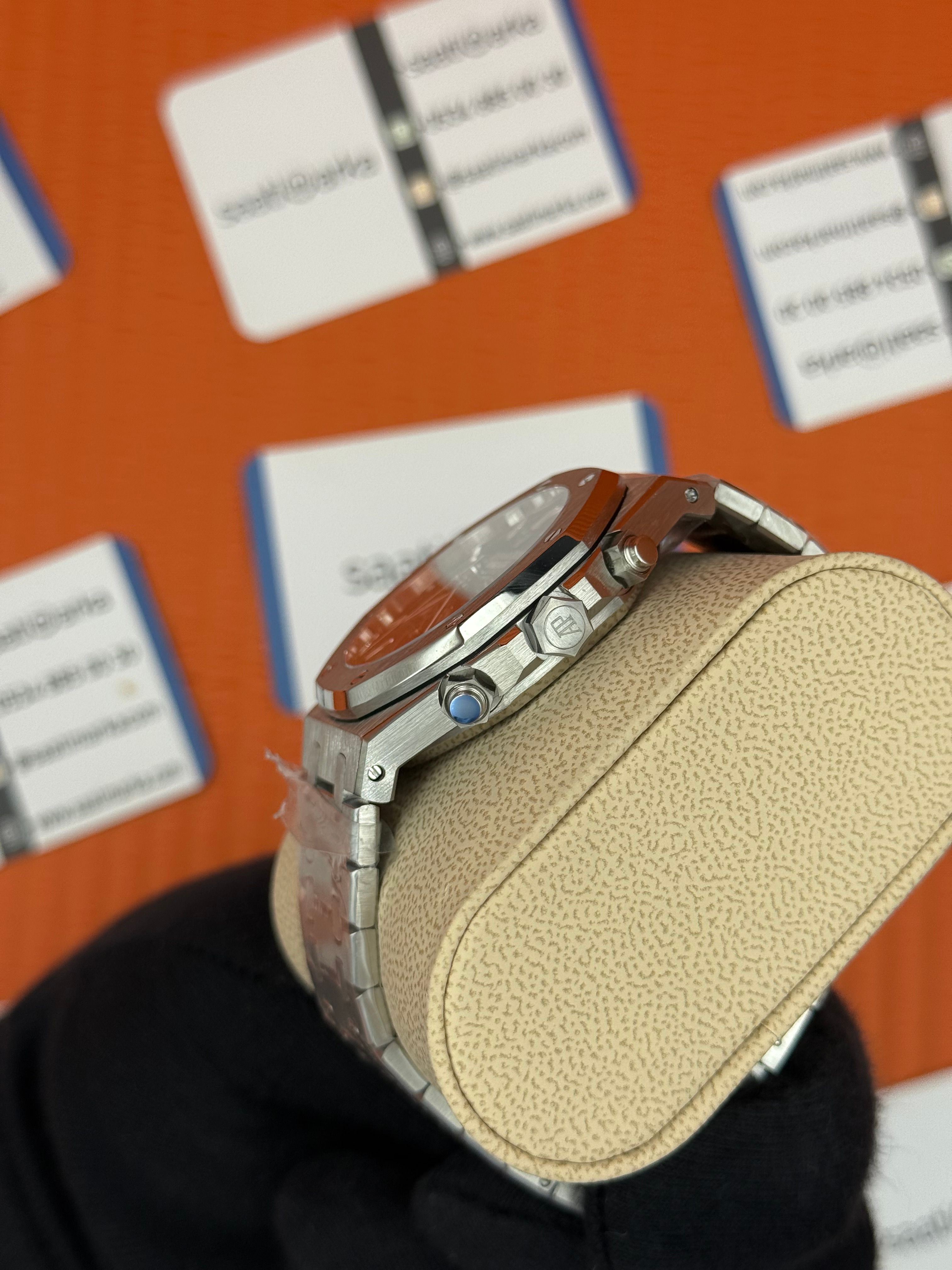 AUDEMARS PİGUET ROYAL OAK YEŞİL KADRAN SİLVER KASA-KORDON