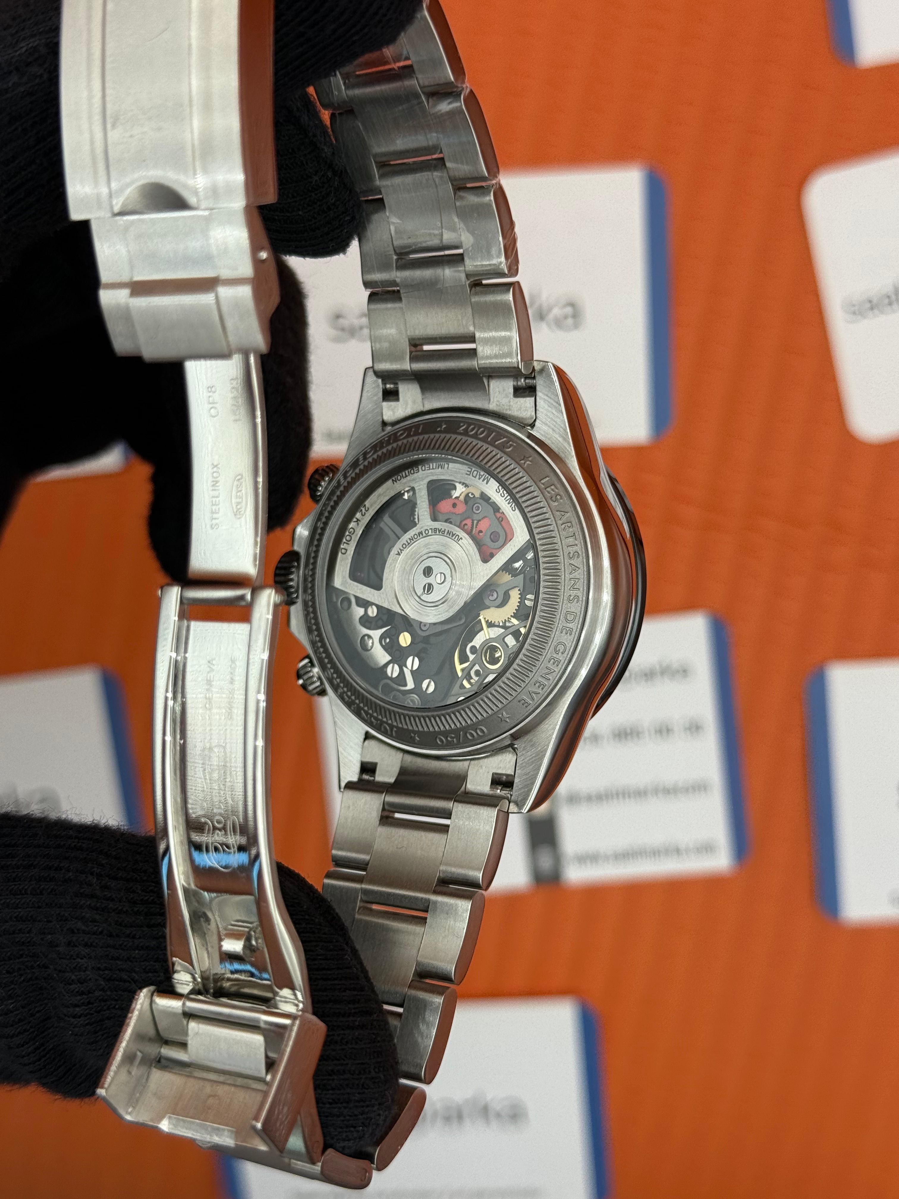 ROLEX Daytona juan pablo montoya çelik kasa-kordon