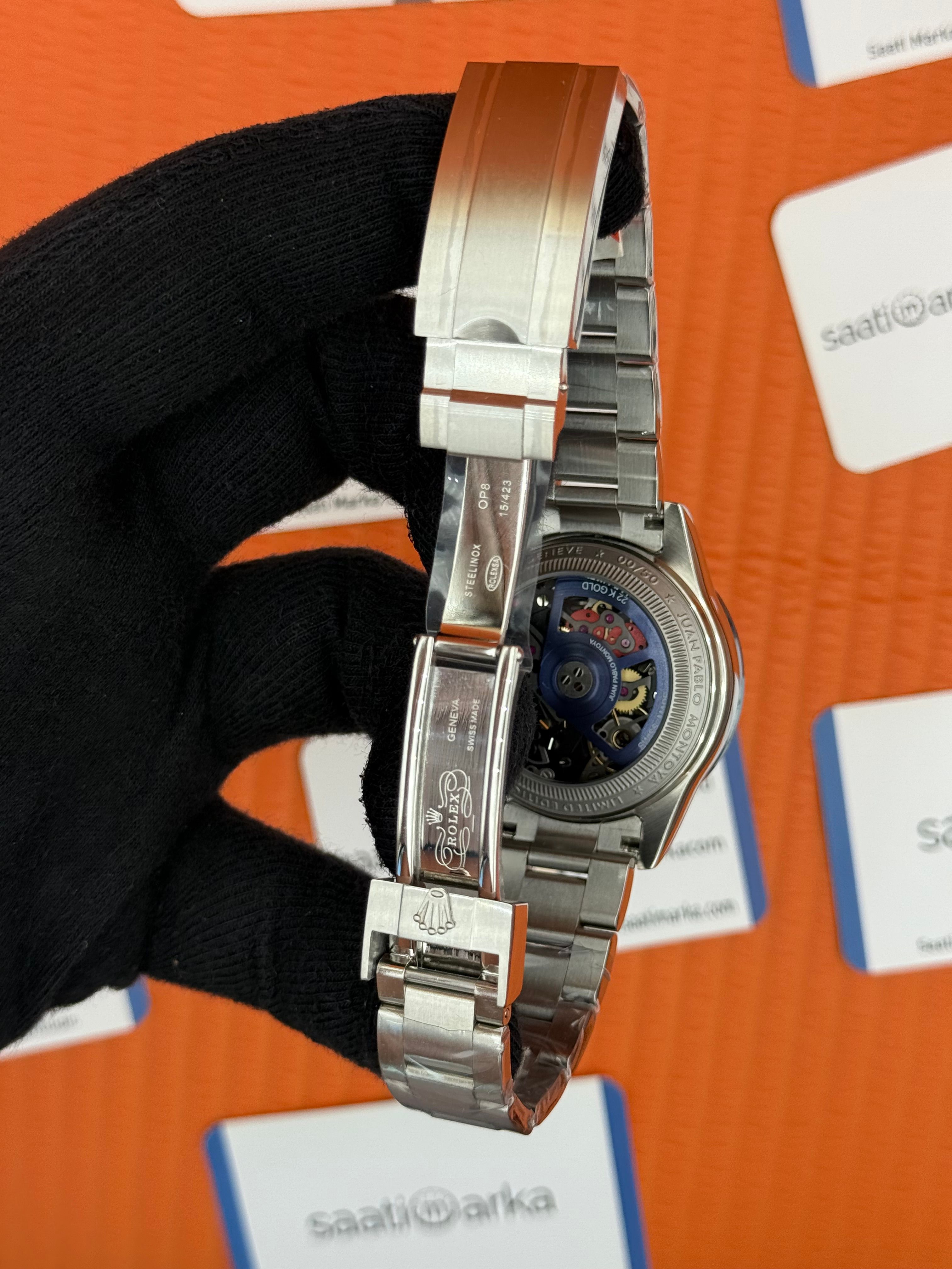 ROLEX Daytona juan pablo montoya çelik kasa-kordon 