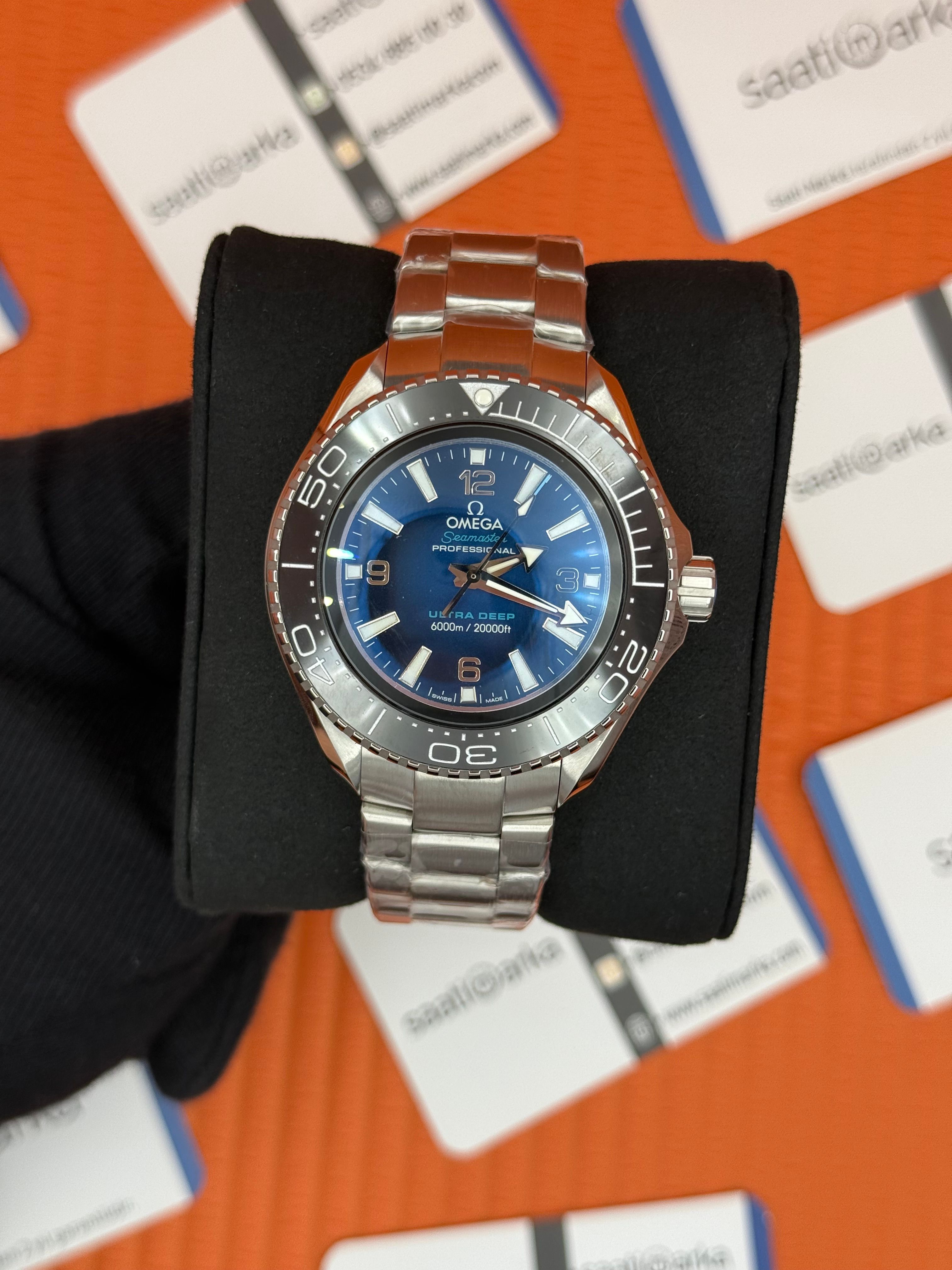 OMEGA SEAMASTER ULTRA DEEP 6000M  LACİVERT KADRAN BEZEL 