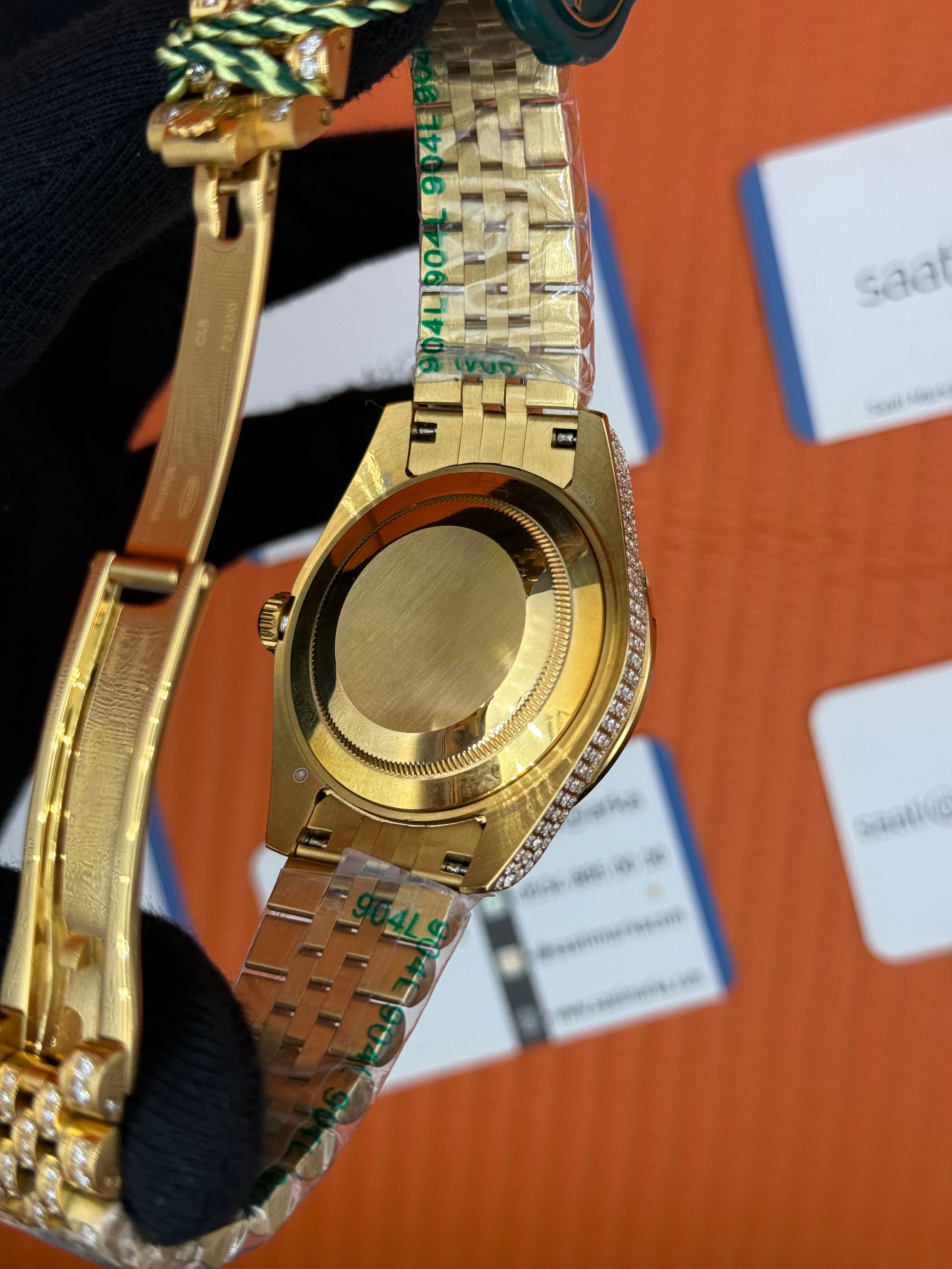 ROLEX Datejust full diamond 41mm gold