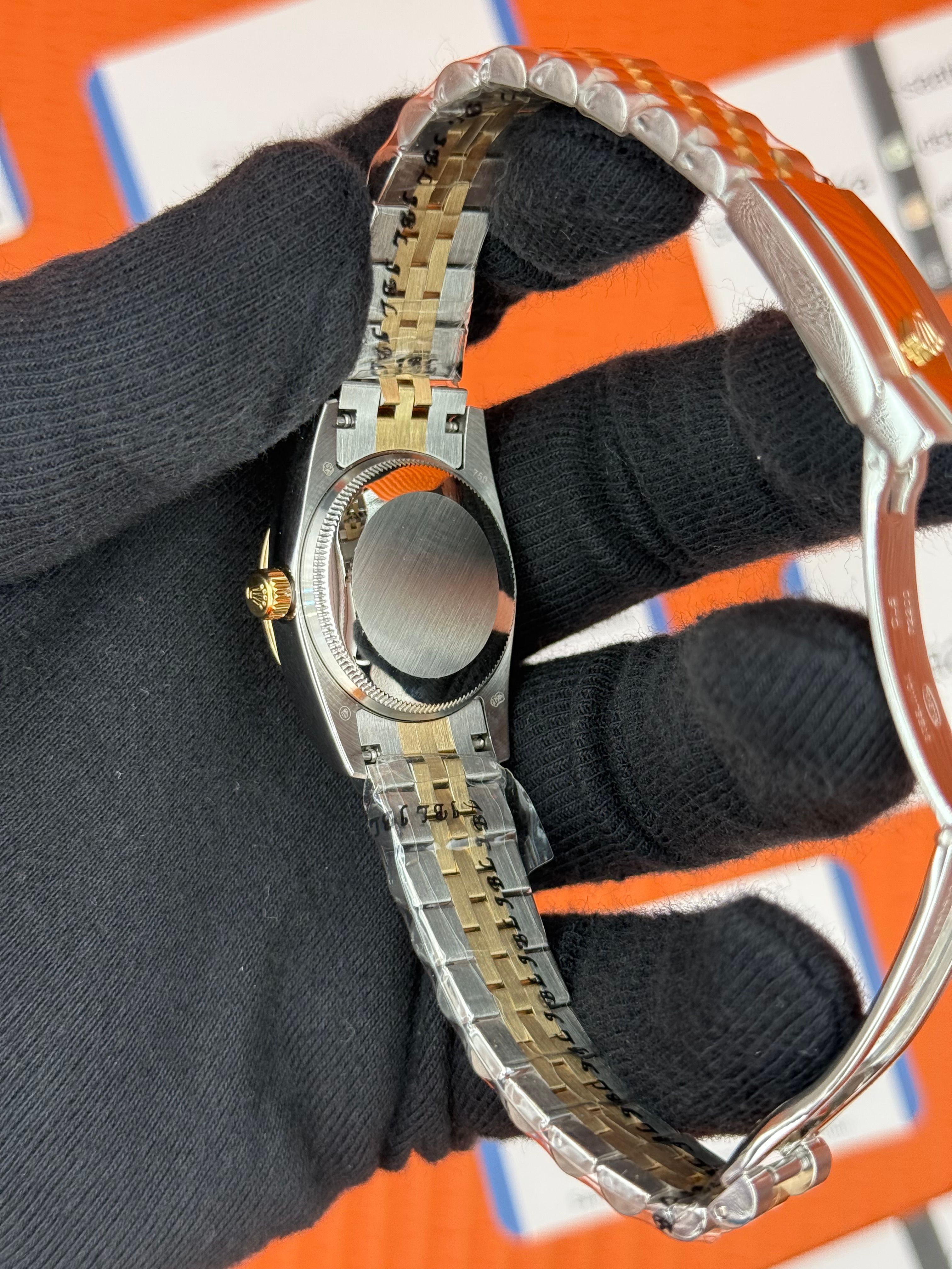 ROLEX datejust 31mm yeşil kadran gold silver jubilee kordon