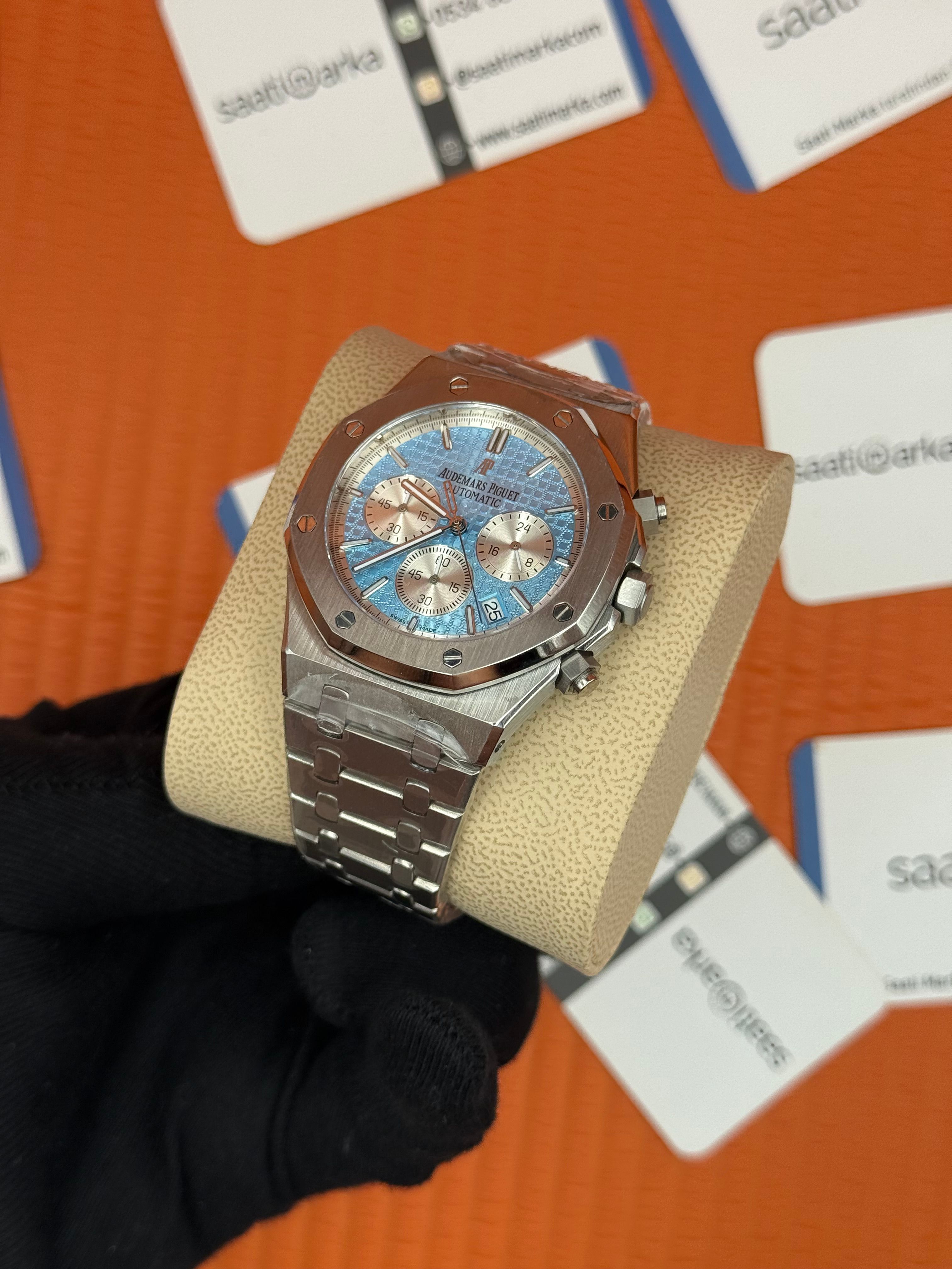 AUDEMARS PİGUET ROYAL OAK TİFFANY KADRAN SİLVER KASA KORDON