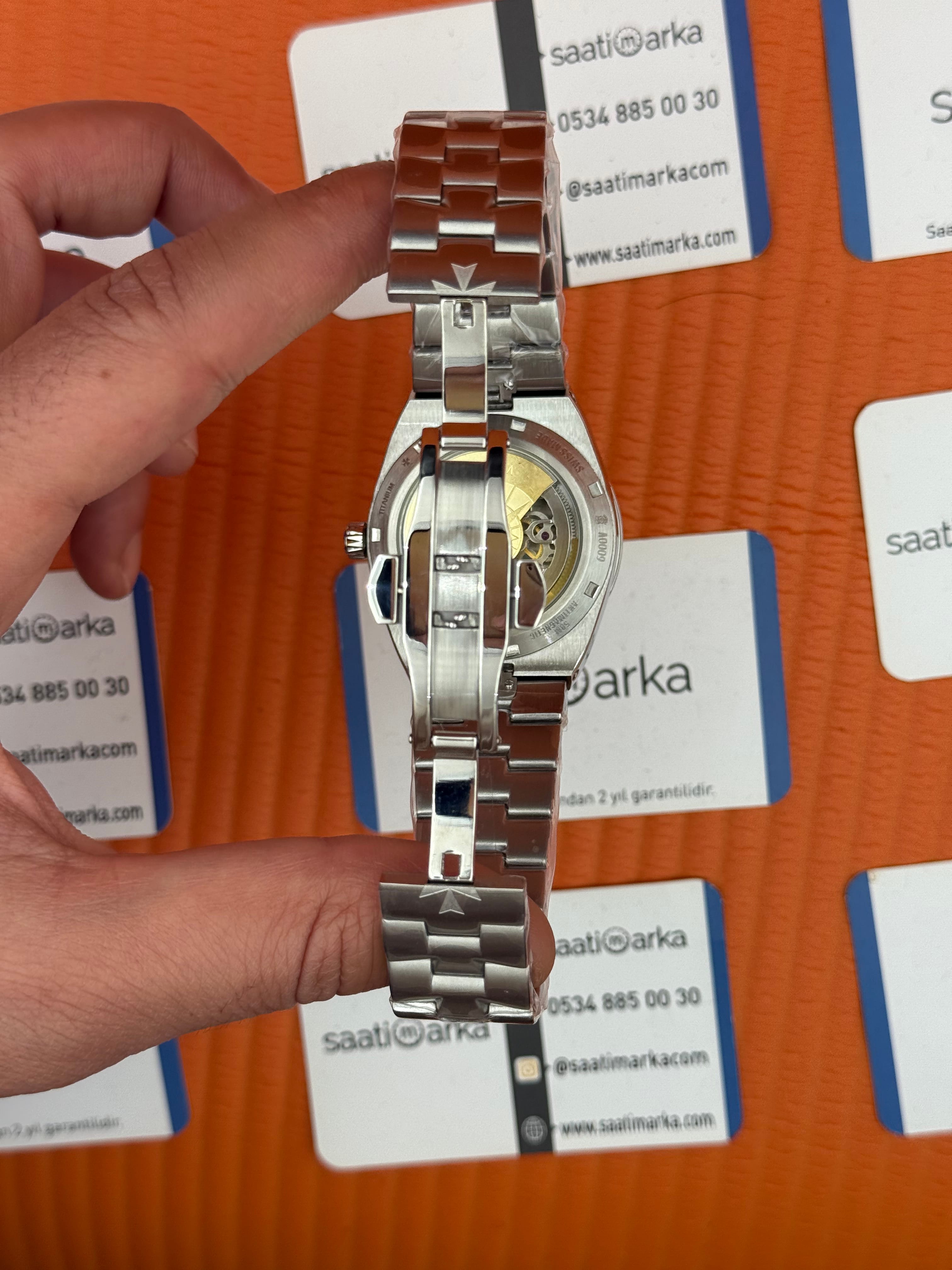VACHERON CONSTANTIN overseas tourbillon yeşil kadran silver kasa kordon erkek kol saati