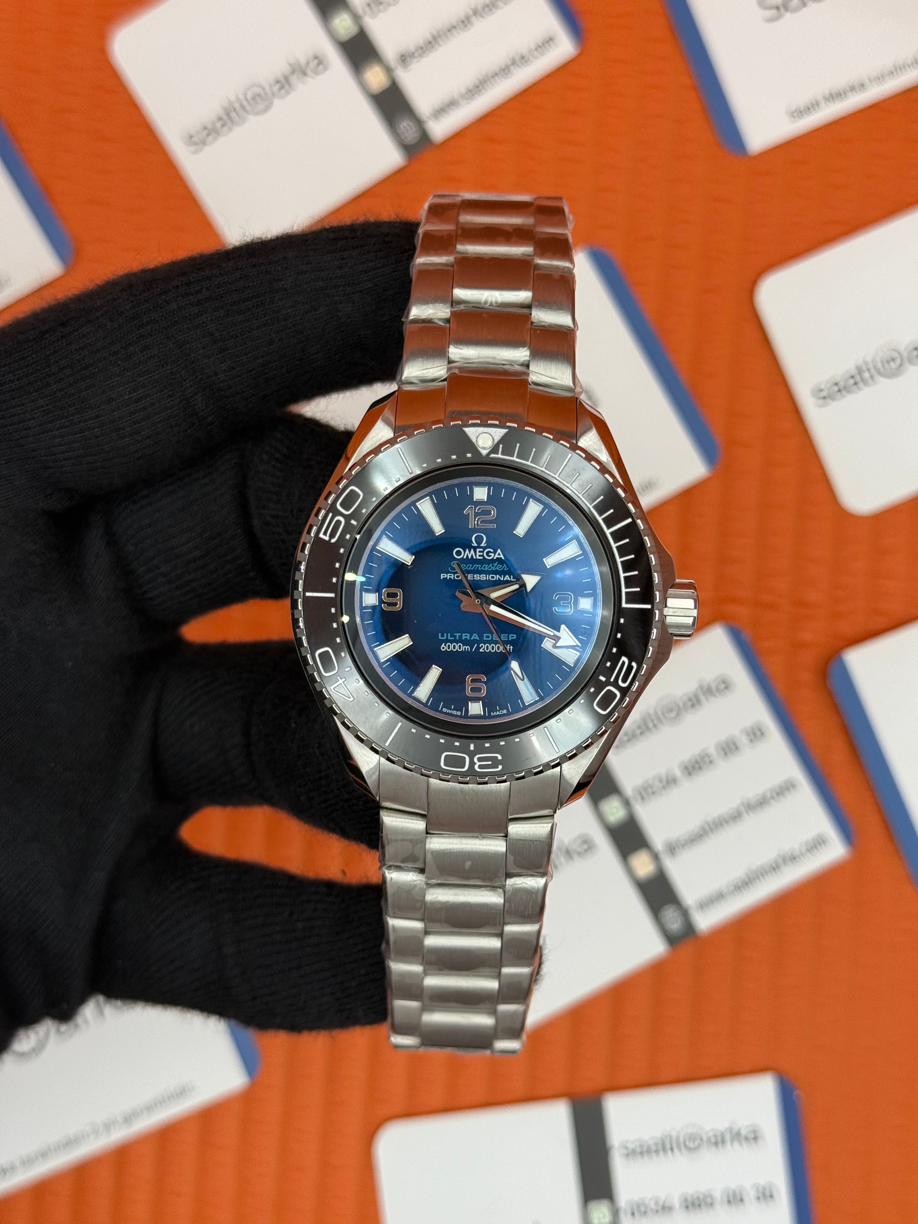 OMEGA SEAMASTER ULTRA DEEP 6000M  LACİVERT KADRAN BEZEL 