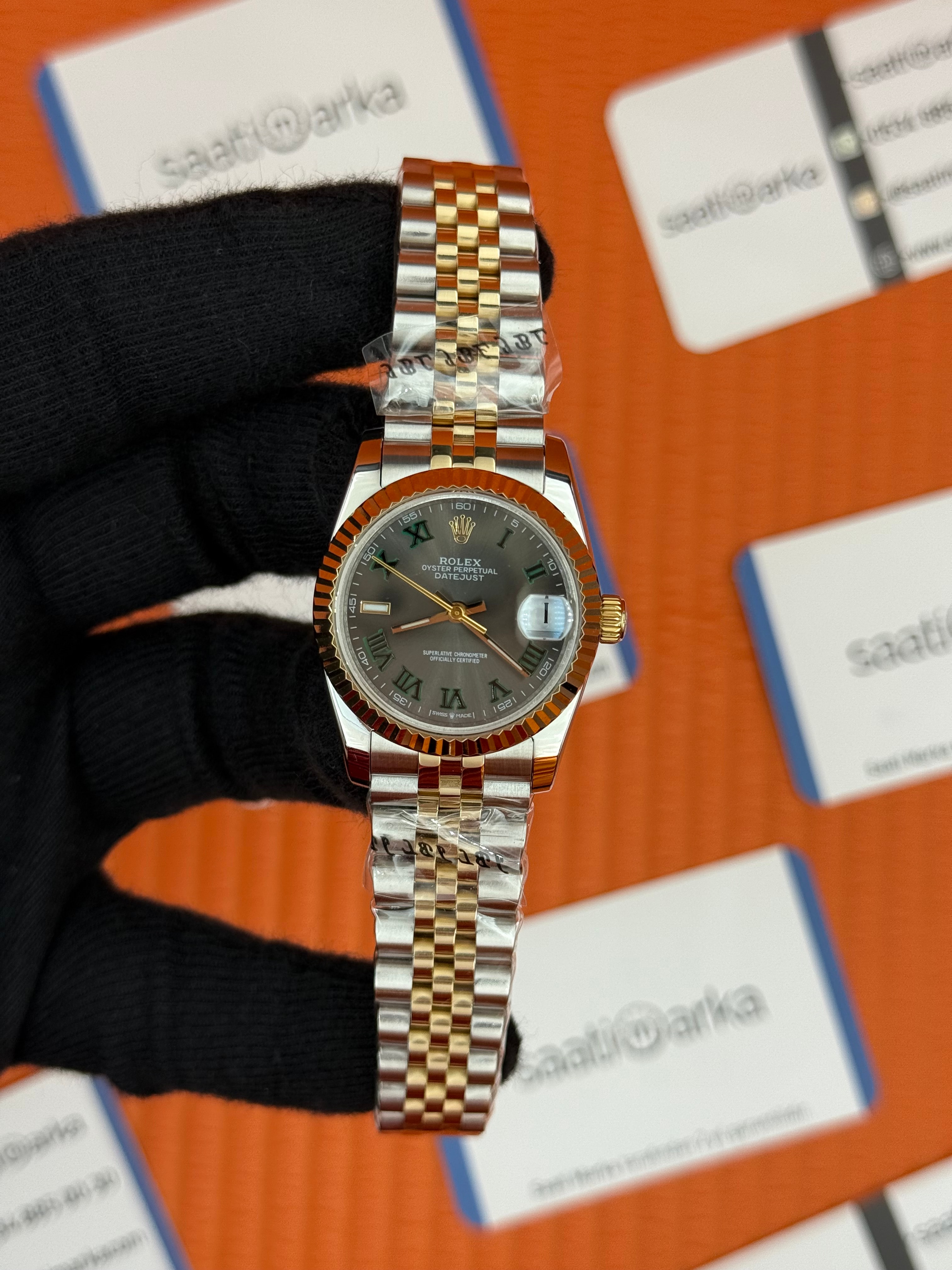 ROLEX 31mm datejust wimbledon