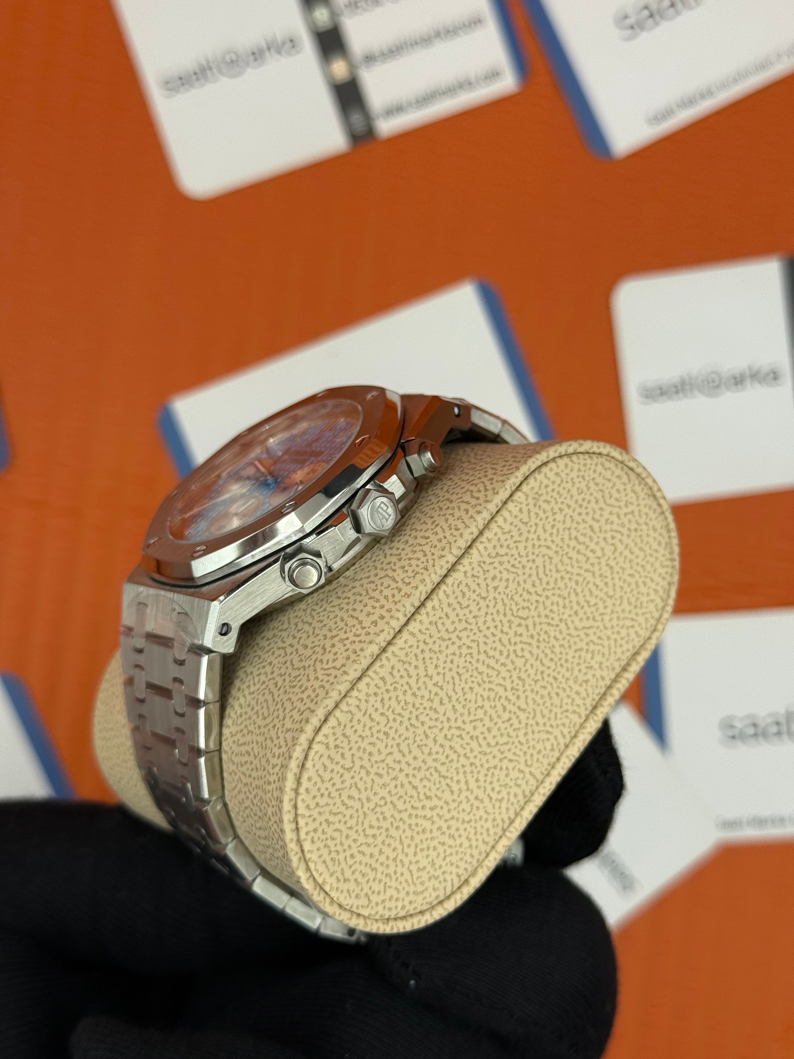 AUDEMARS PİGUET ROYAL OAK TİFFANY KADRAN SİLVER KASA KORDON