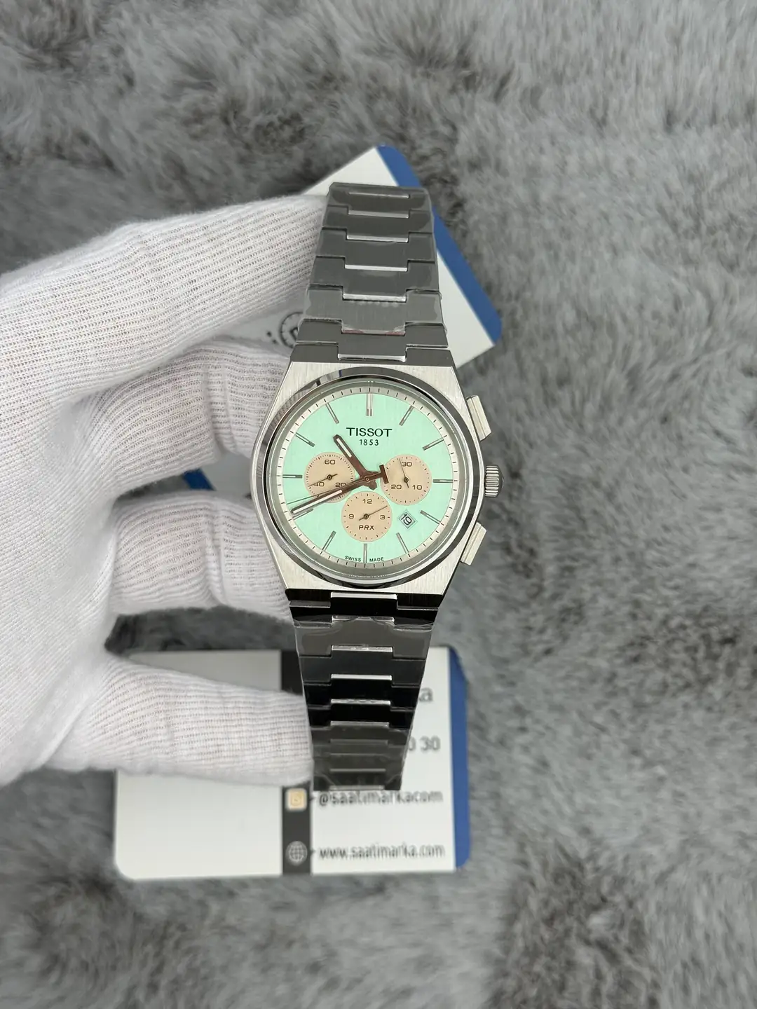 その他 mint + TİSSOT PRX 42MM MİNT KADRAN SİLVER KASA KORDON