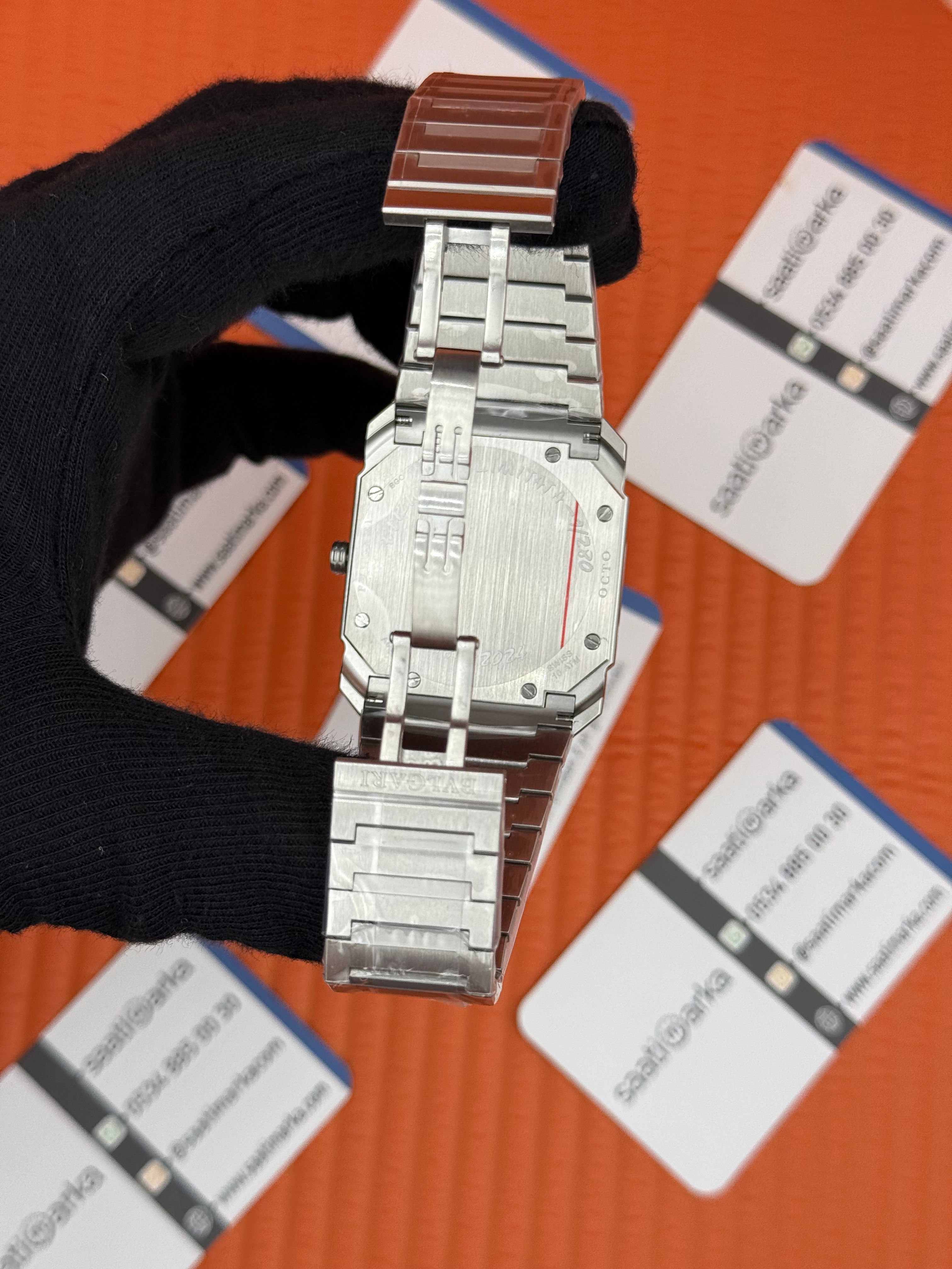 BVLGARİ OCTO MAT GRİ KADRAN