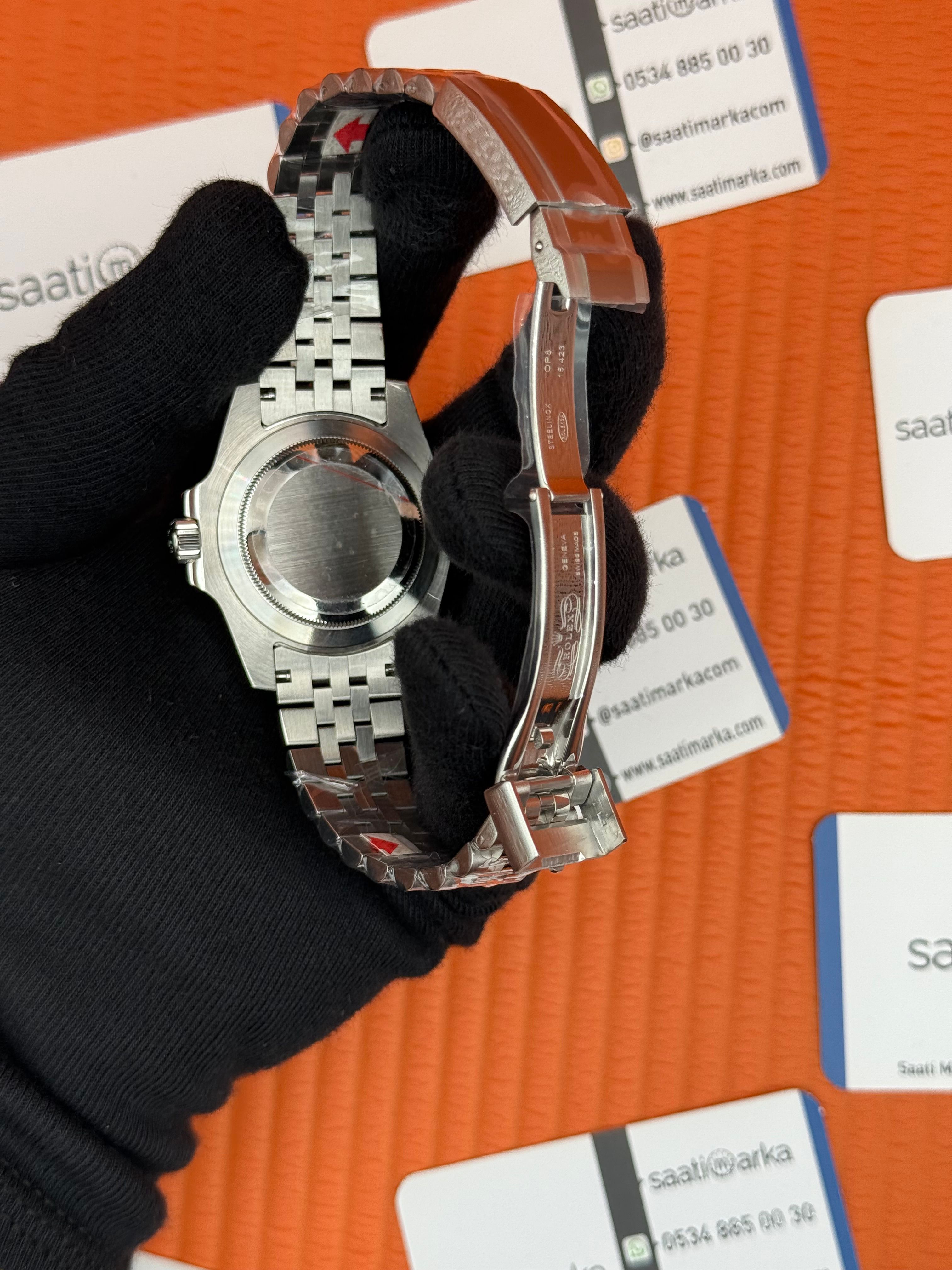 ROLEX Submariner starbucks jubilee silver kordon 