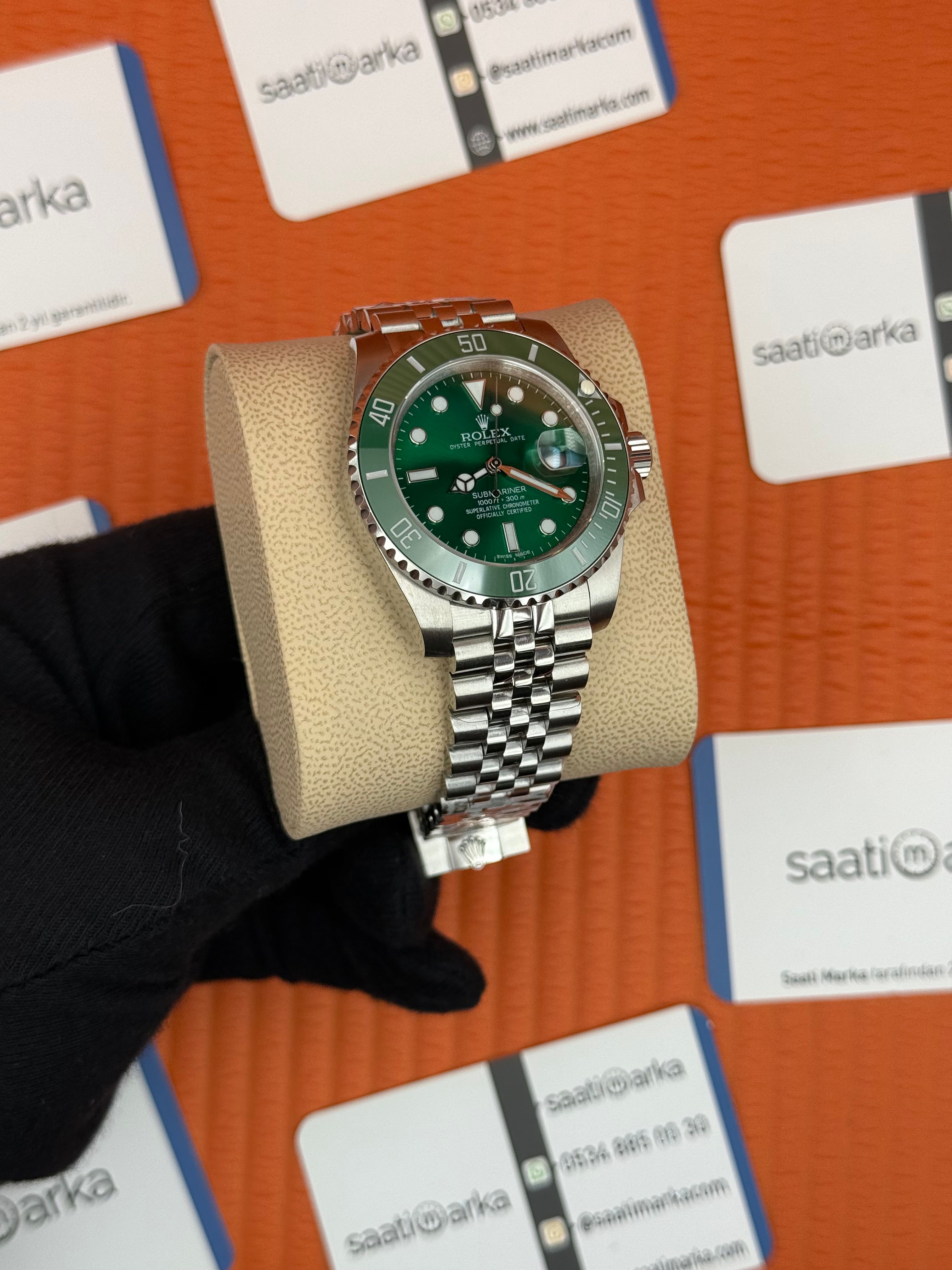ROLEX Submariner hulk jubille silver kordon