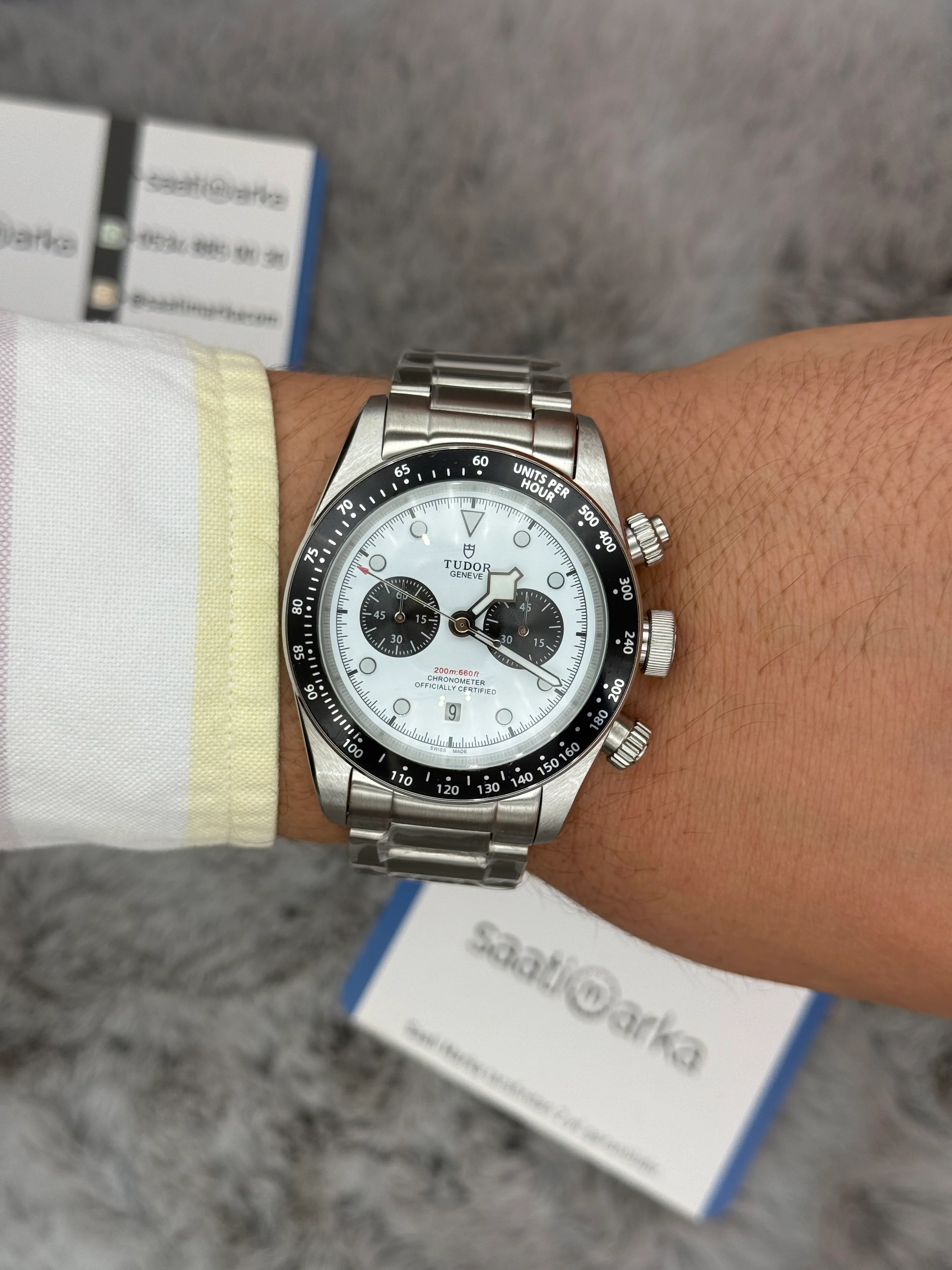Tudor77ページ② TUDOR BLACK BAY BEYAZ KADRAN SİLVER OYSTER KORDON 41MM ERKEK KOL SAATİ