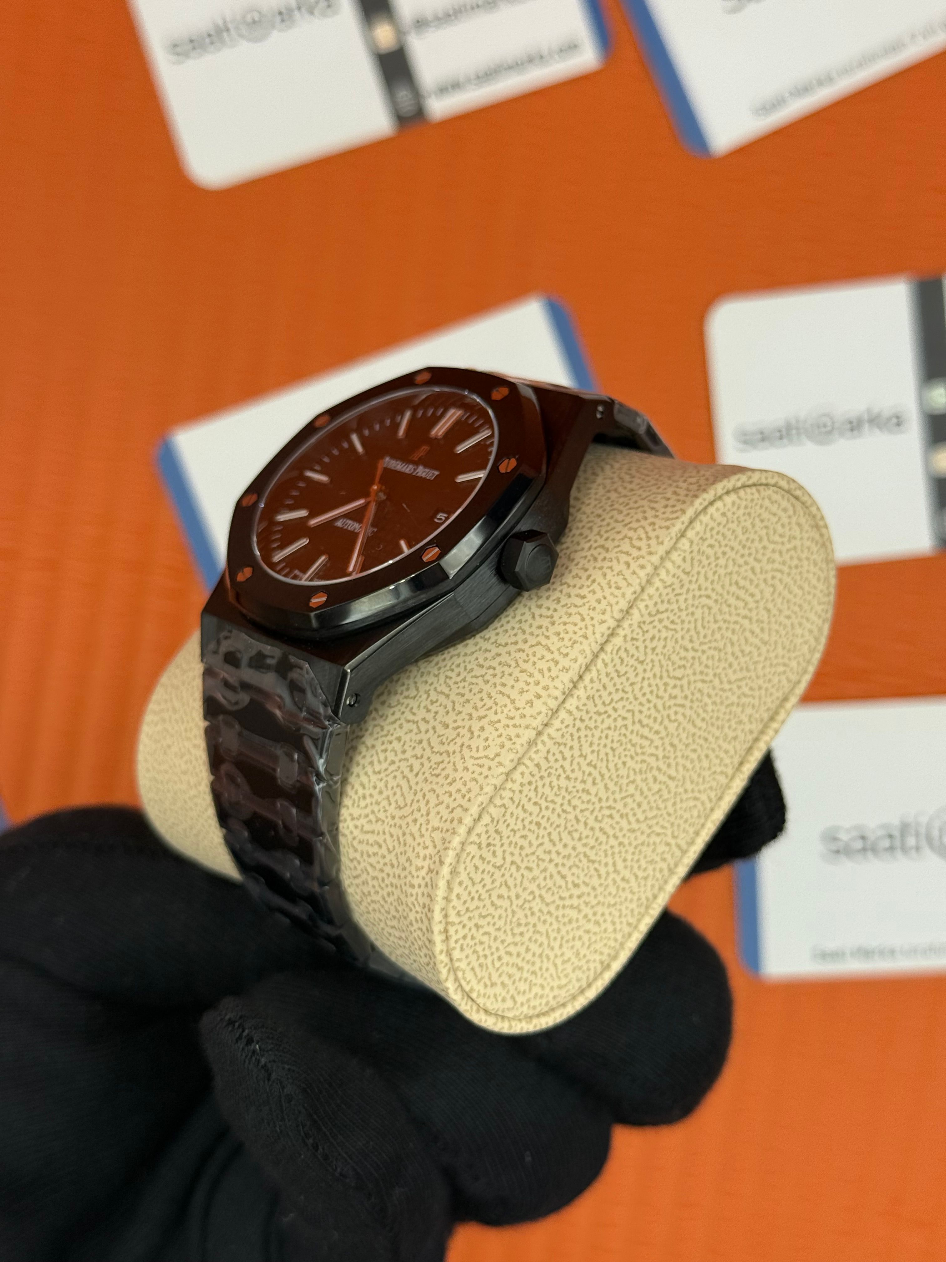 AUDEMARS PİGUET ROYAL OAK FULL BLACK AUTOMATİC MEKANİZMA