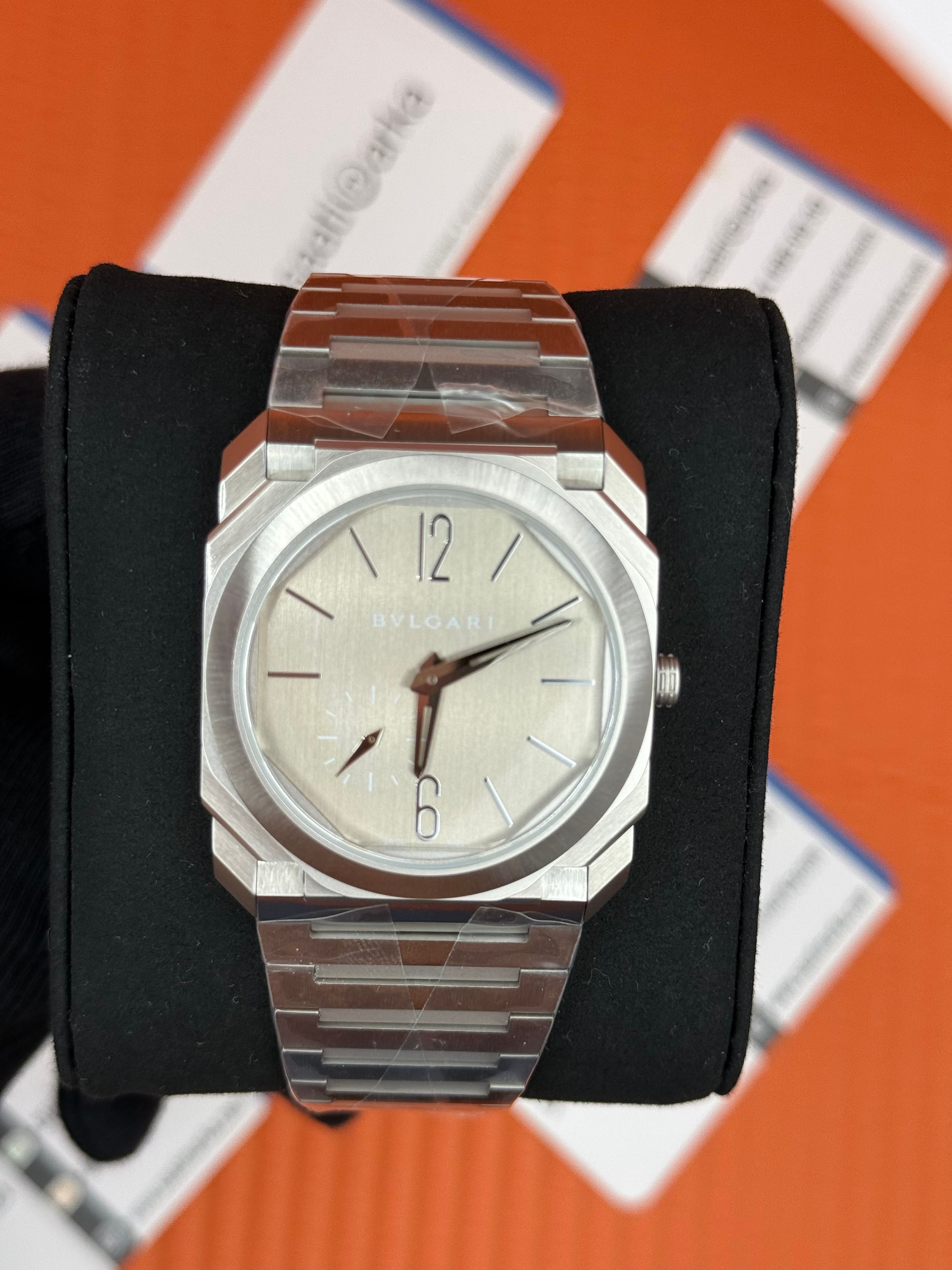 BVLGARİ OCTO MAT GRİ KADRAN 
