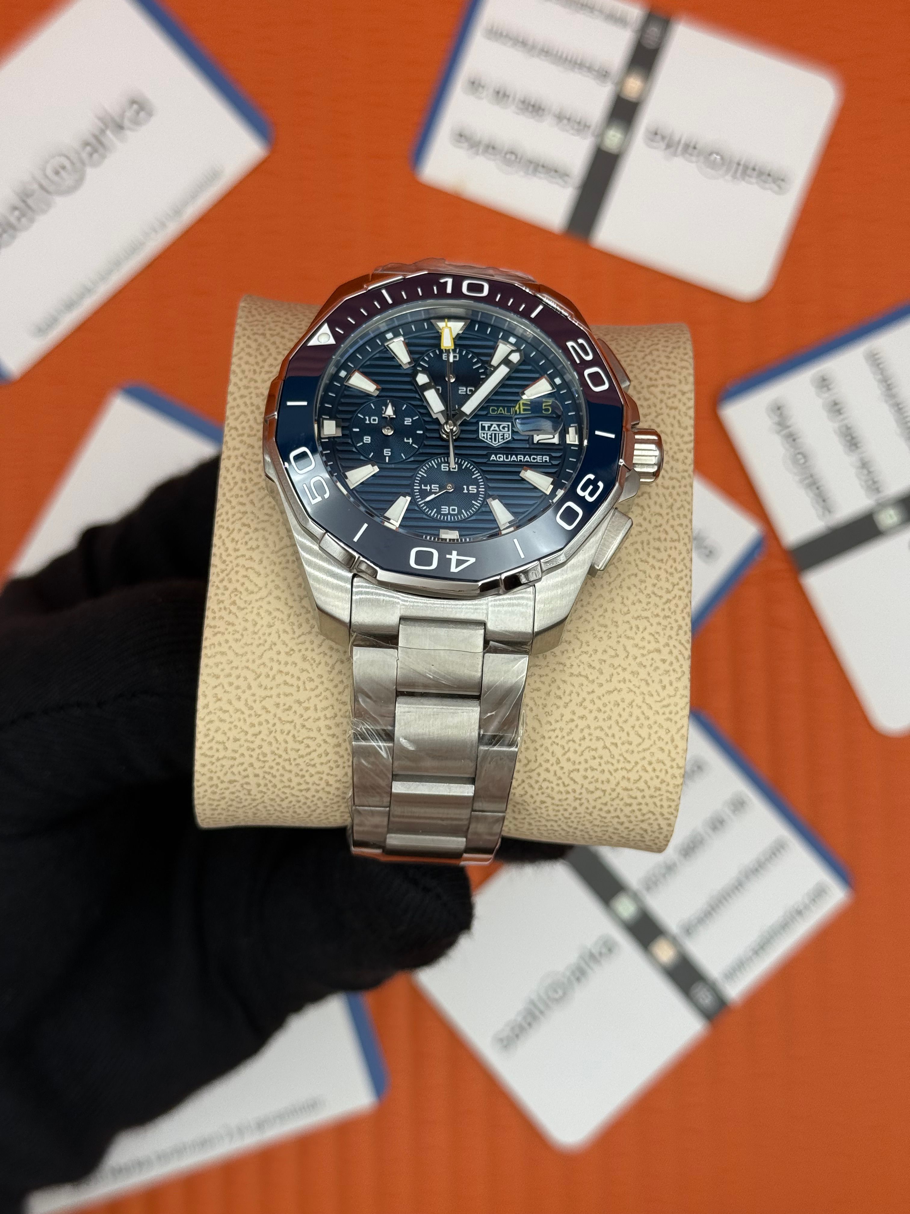 TAGHEUER GALİBRE 16 AQUARACER MAVİ KADRAN BEZEL 
