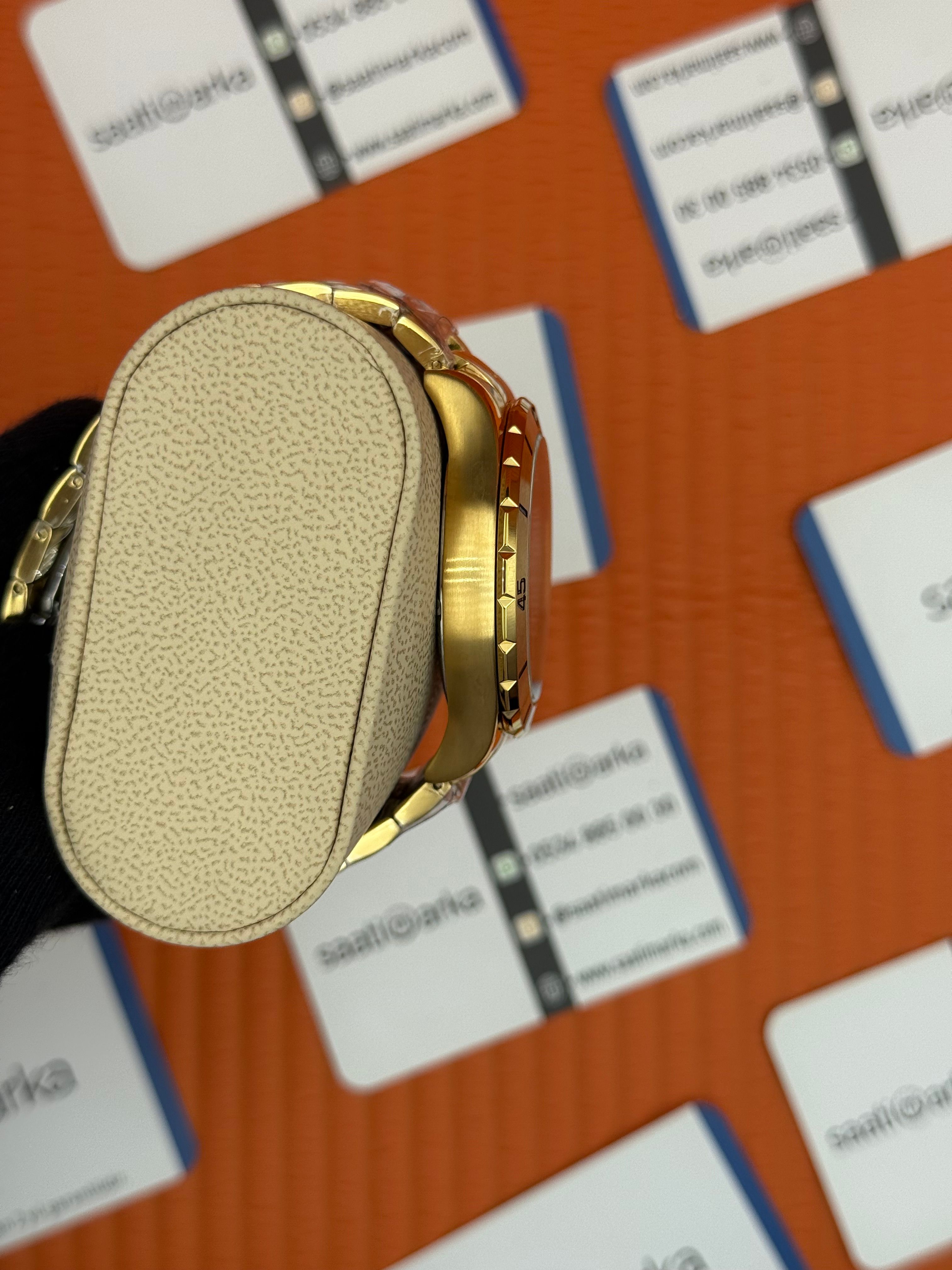 VERSACE ERKEK KOL SAATİ FULL GOLD  OYSTER KORDON 