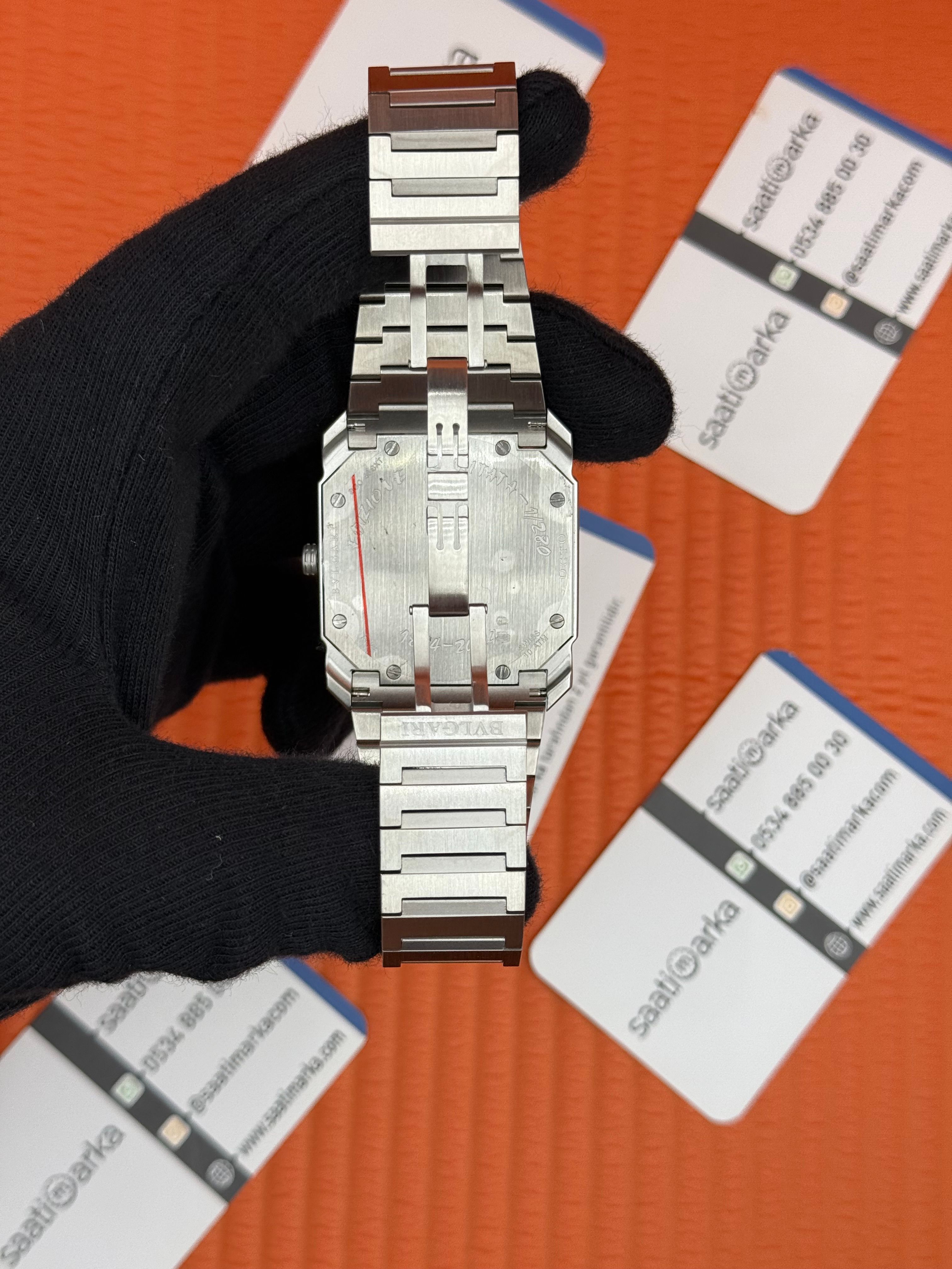 BVLGARI OCTO MAVİ KADRAN