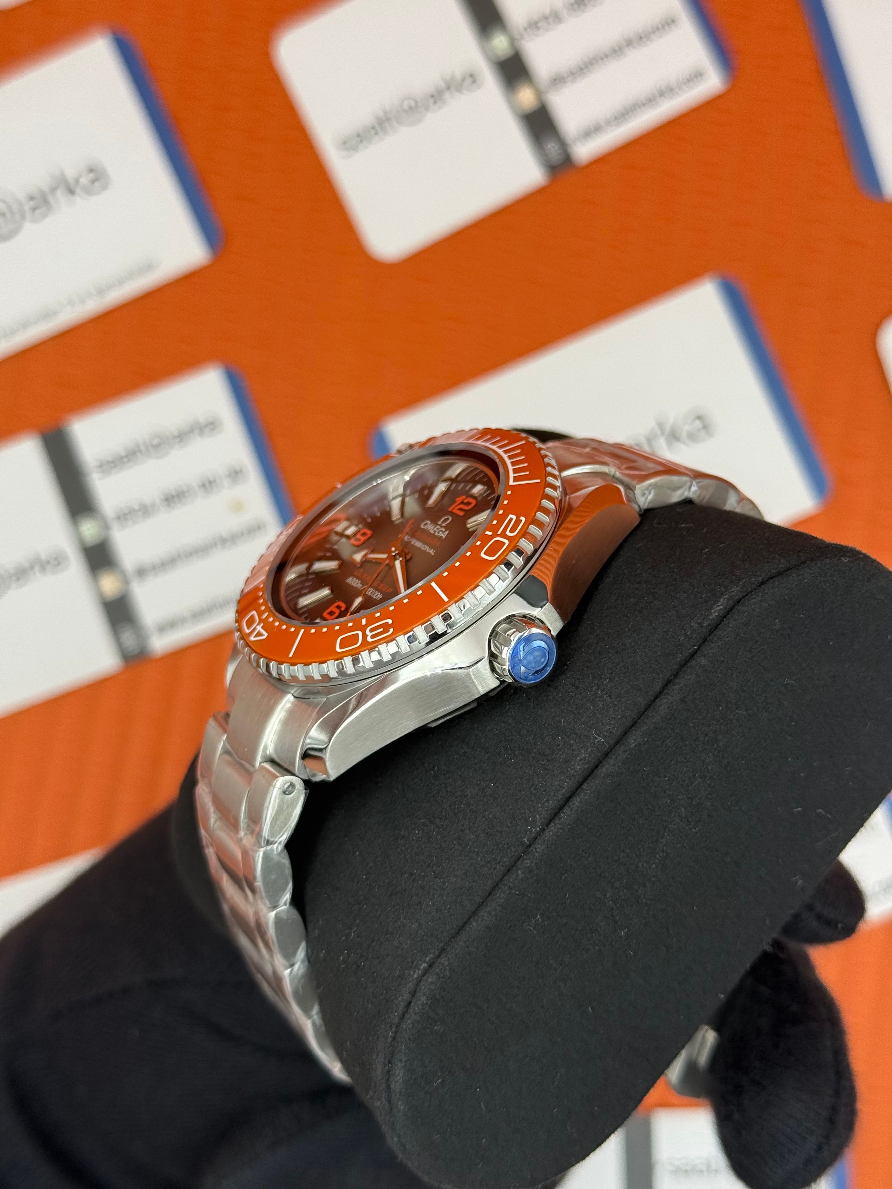 OMEGA SEAMASTER ULTRA DEEP 6000M BROWN  KADRAN TURUNCU BEZEL 