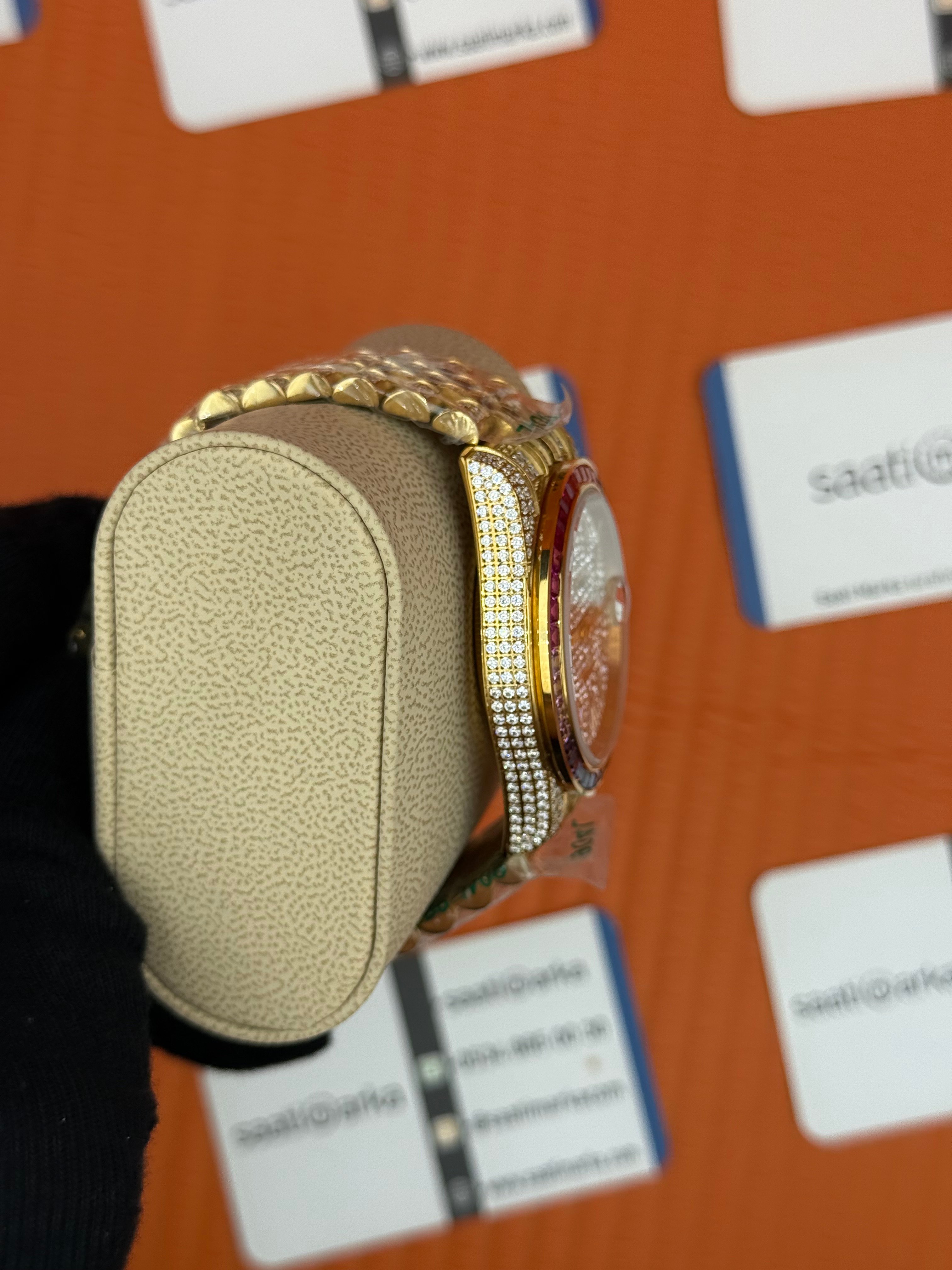 ROLEX Datejust full diamond 41mm gold