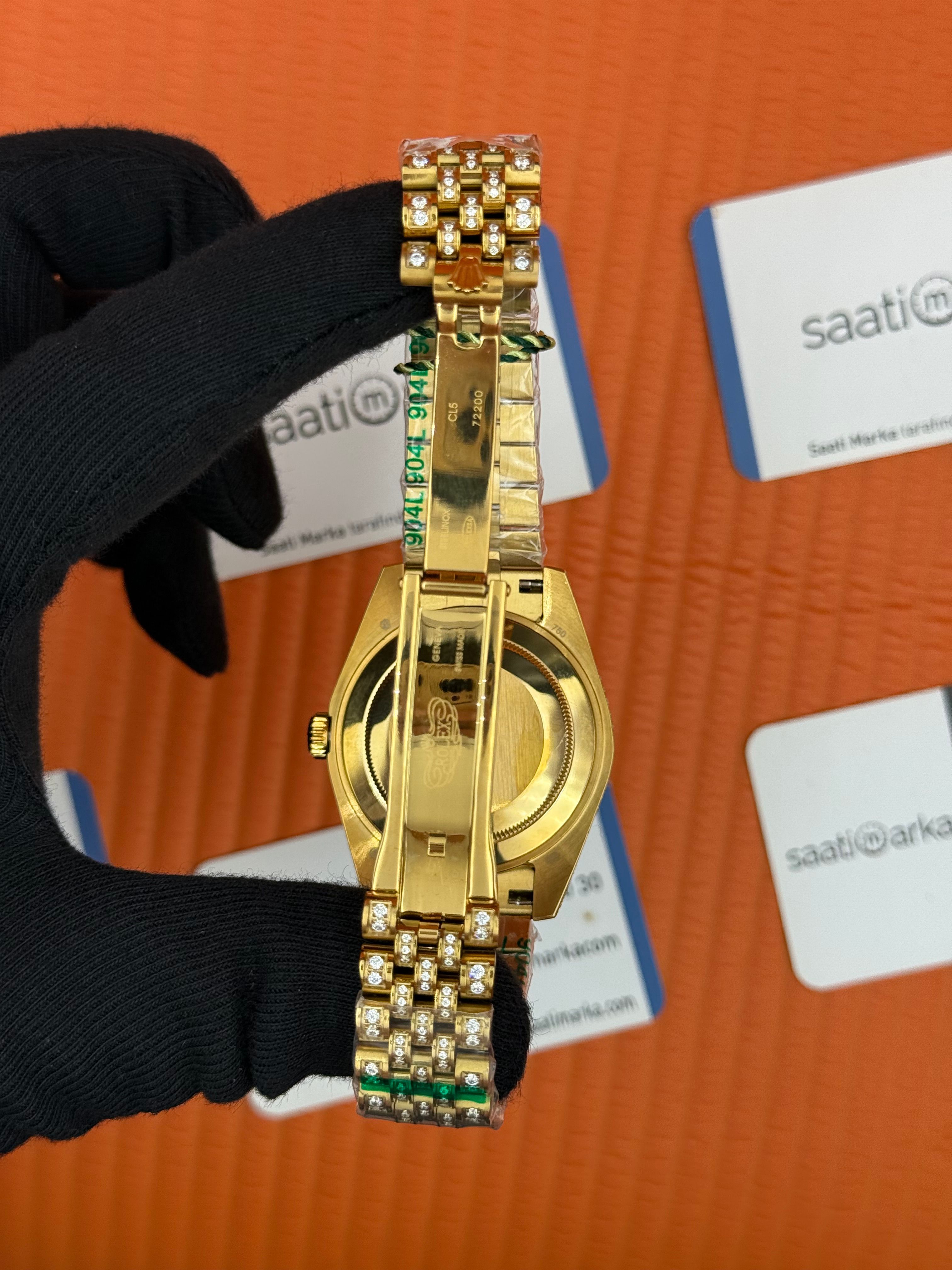 ROLEX Datejust full diamond 41mm gold