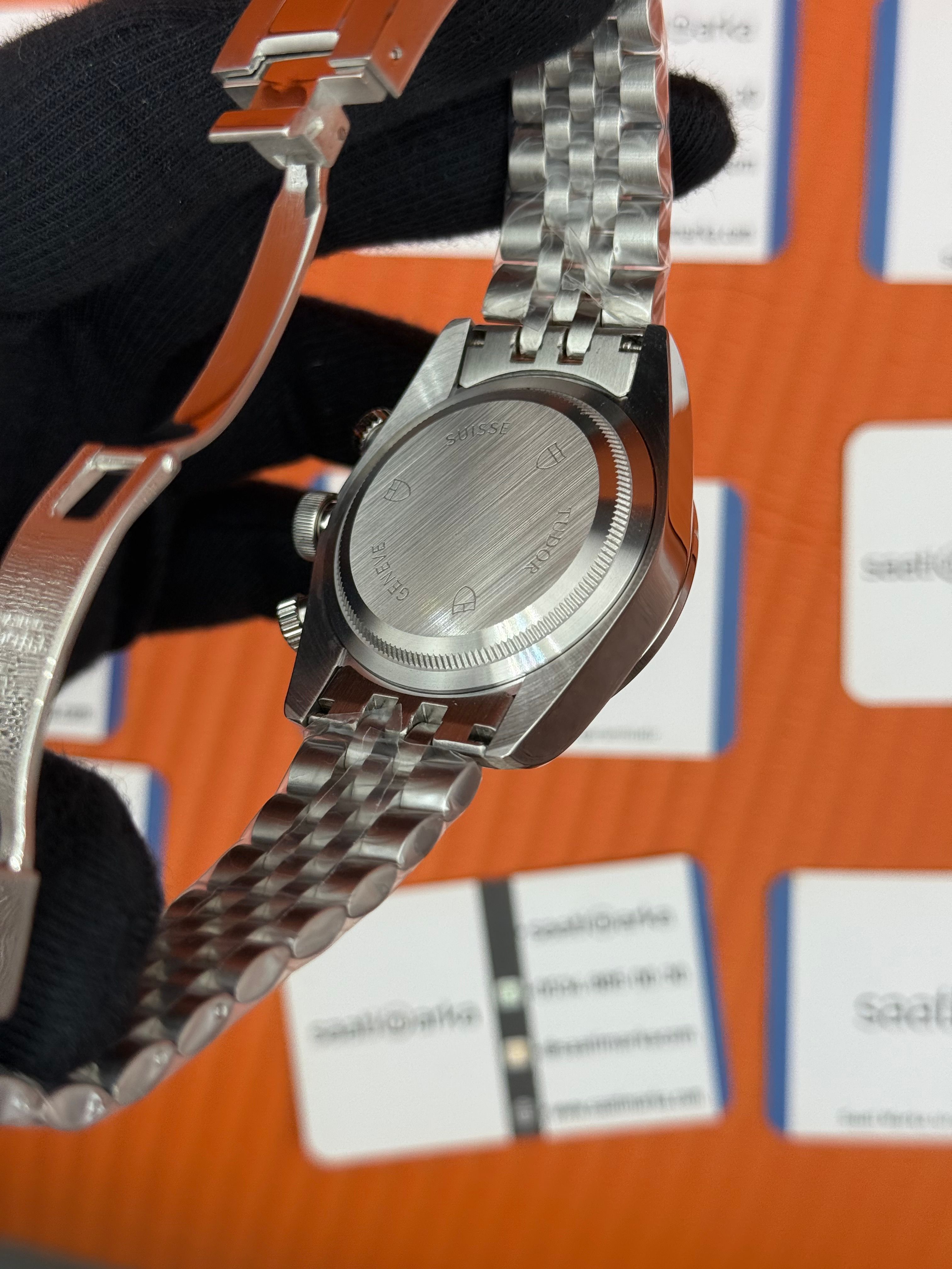 TUDOR black bay beyaz kadran silver jubilee kordon 41mm erkek kol saati