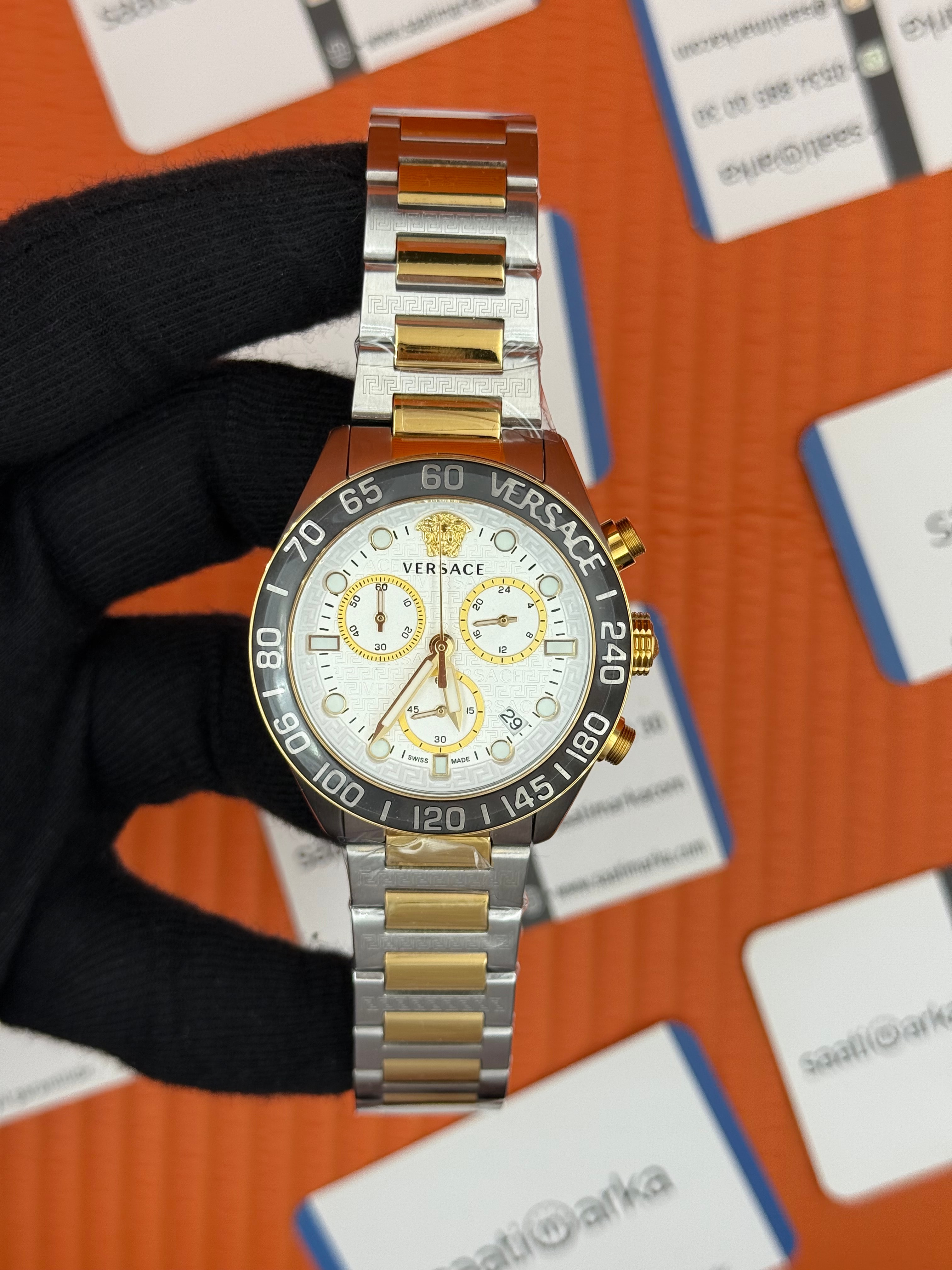 VERSACE ERKEK KOL SAATİ BEYAZ KADRAN