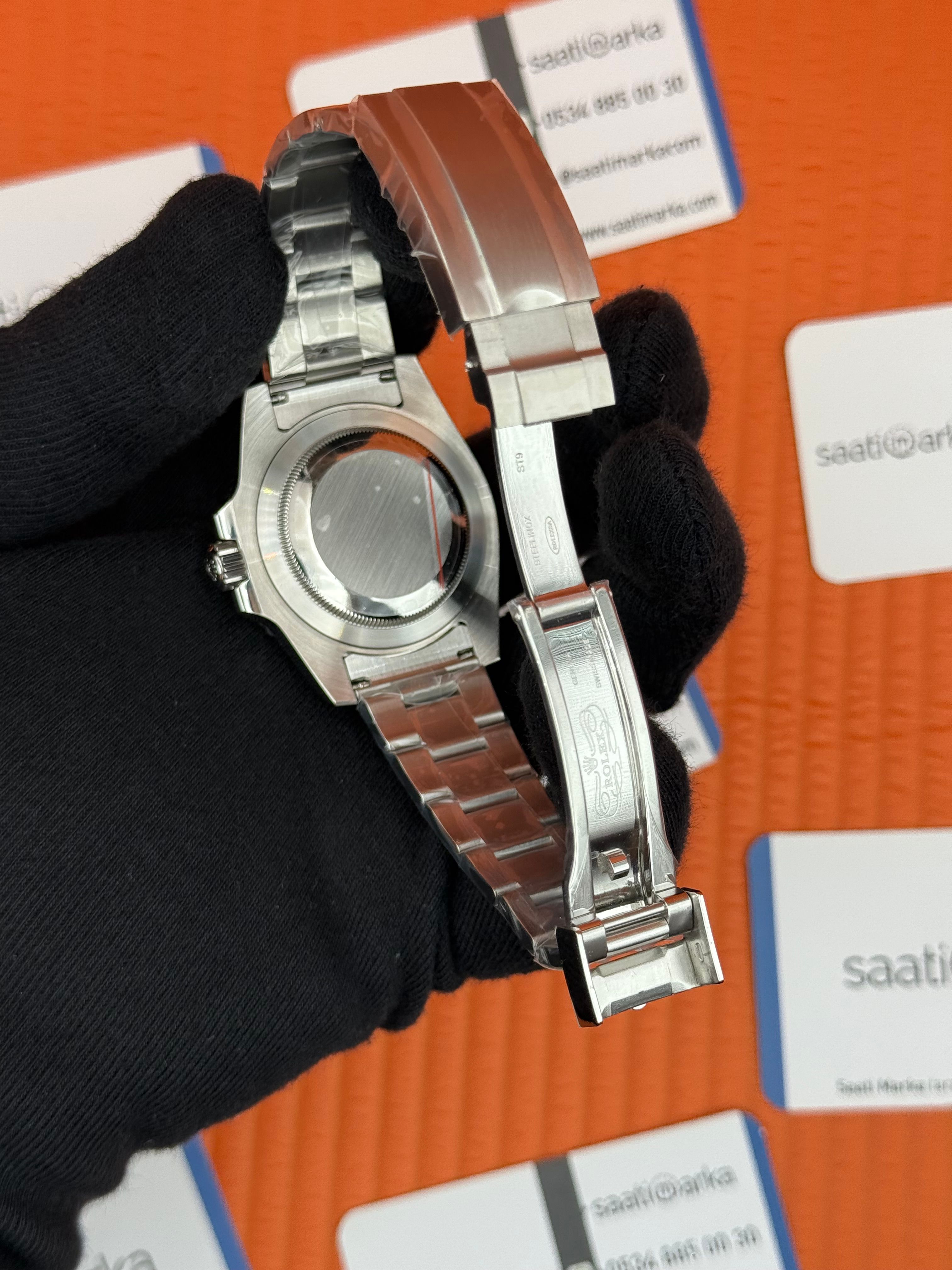 ROLEX Submariner blue dial bezel silver kasa-kordon