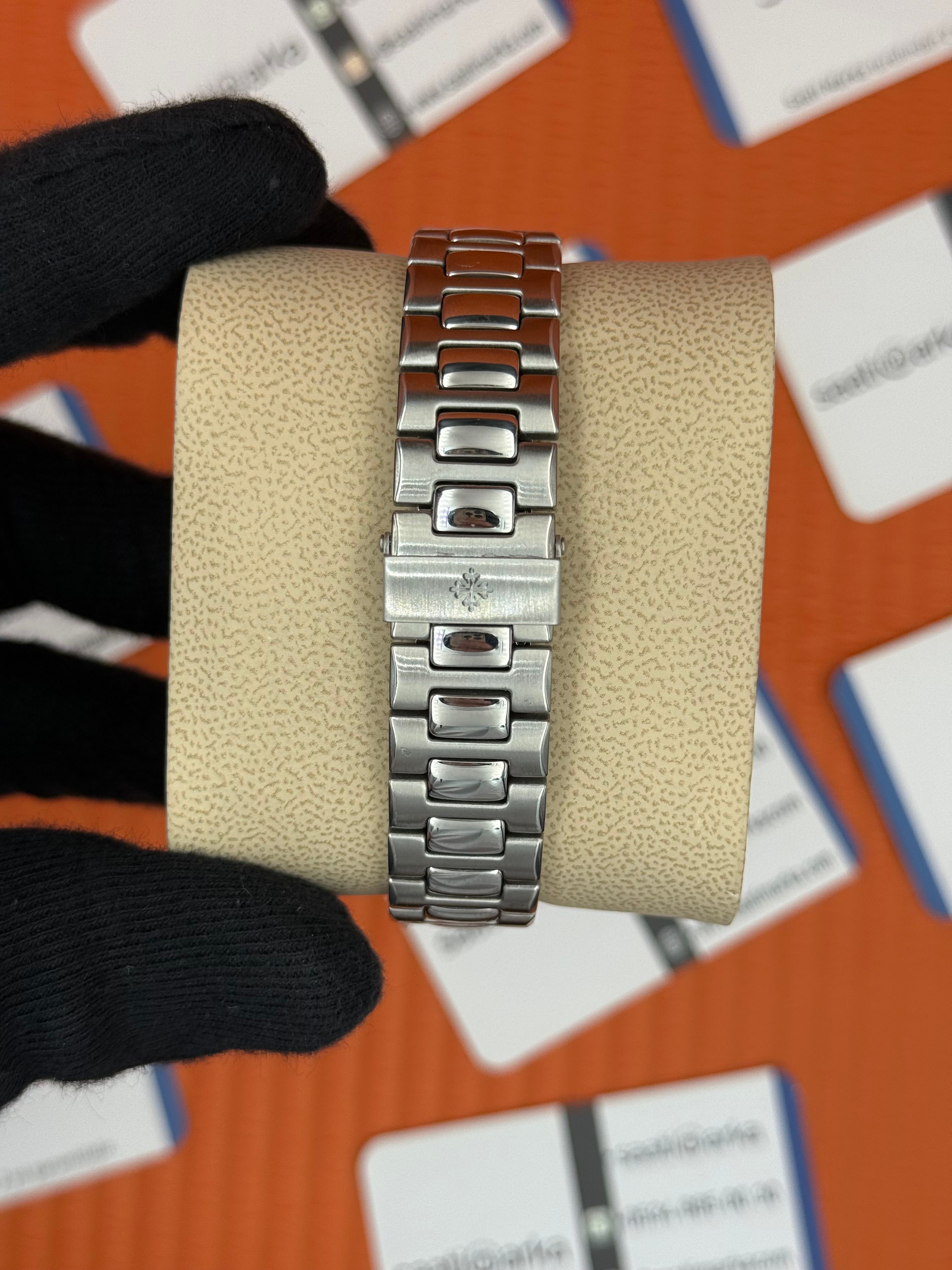 PATEK PHILIPPE NAUTİLUS BEYAZ KADRAN SİLVER KASA-KORDON