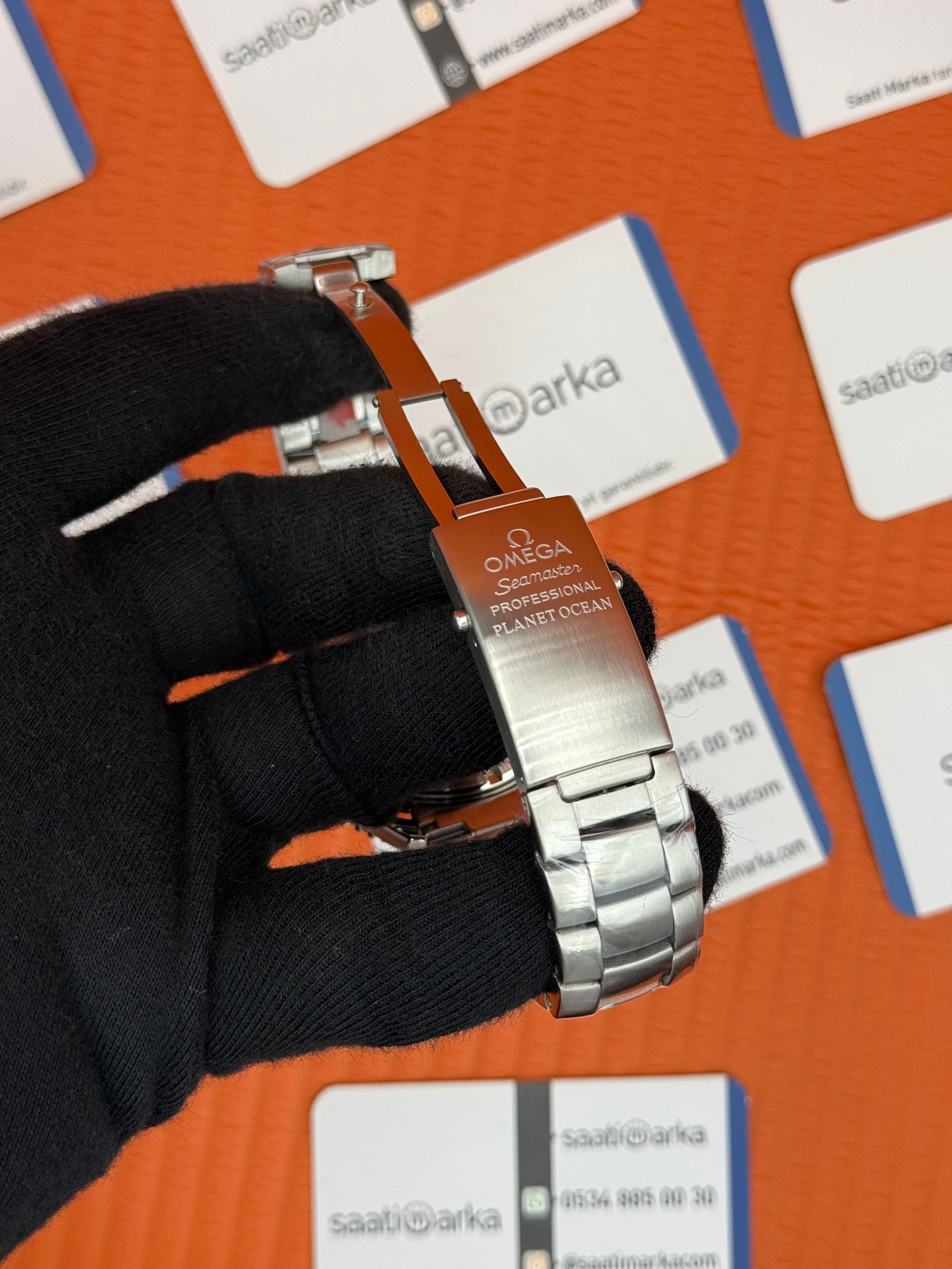 OMEGA SEMASTER CHRONOMETER 600M MAVİ KADRAN BEZEL SİLVER KASA KORDON 