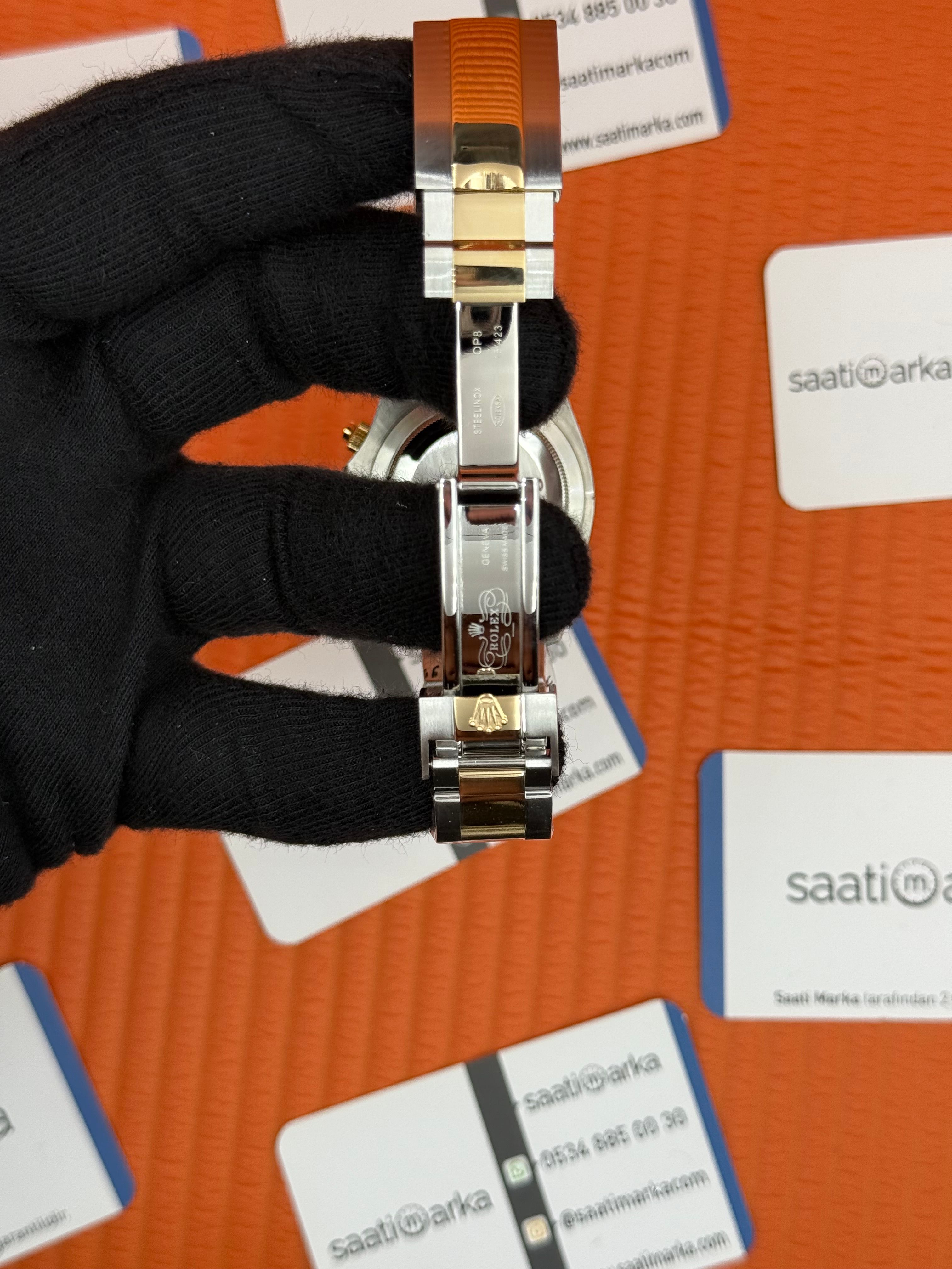 ROLEX Daytona yellow dial silver gold kasa-kordon