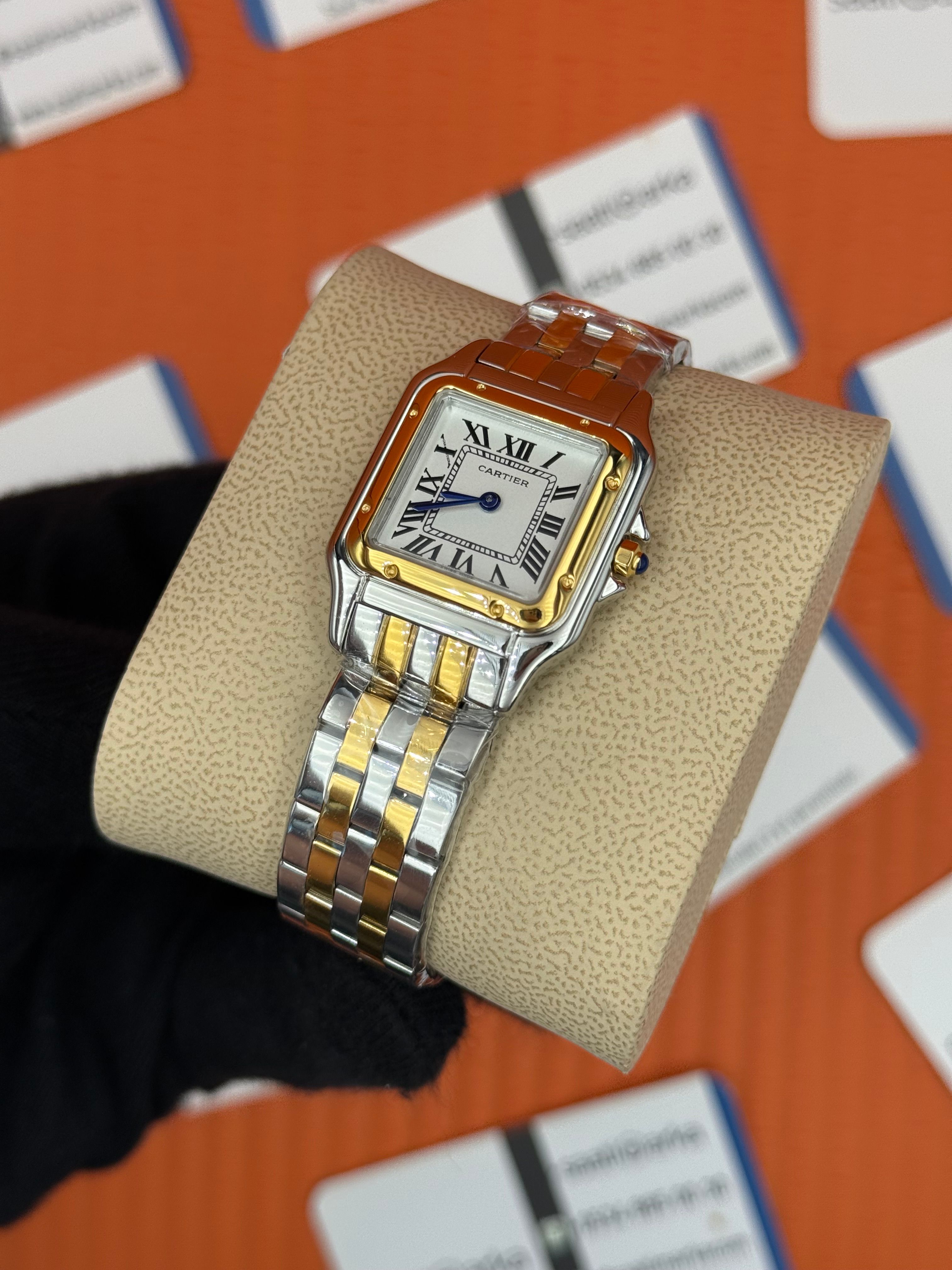 CARTIER Panthere 27mm gold silver kasa-kordon