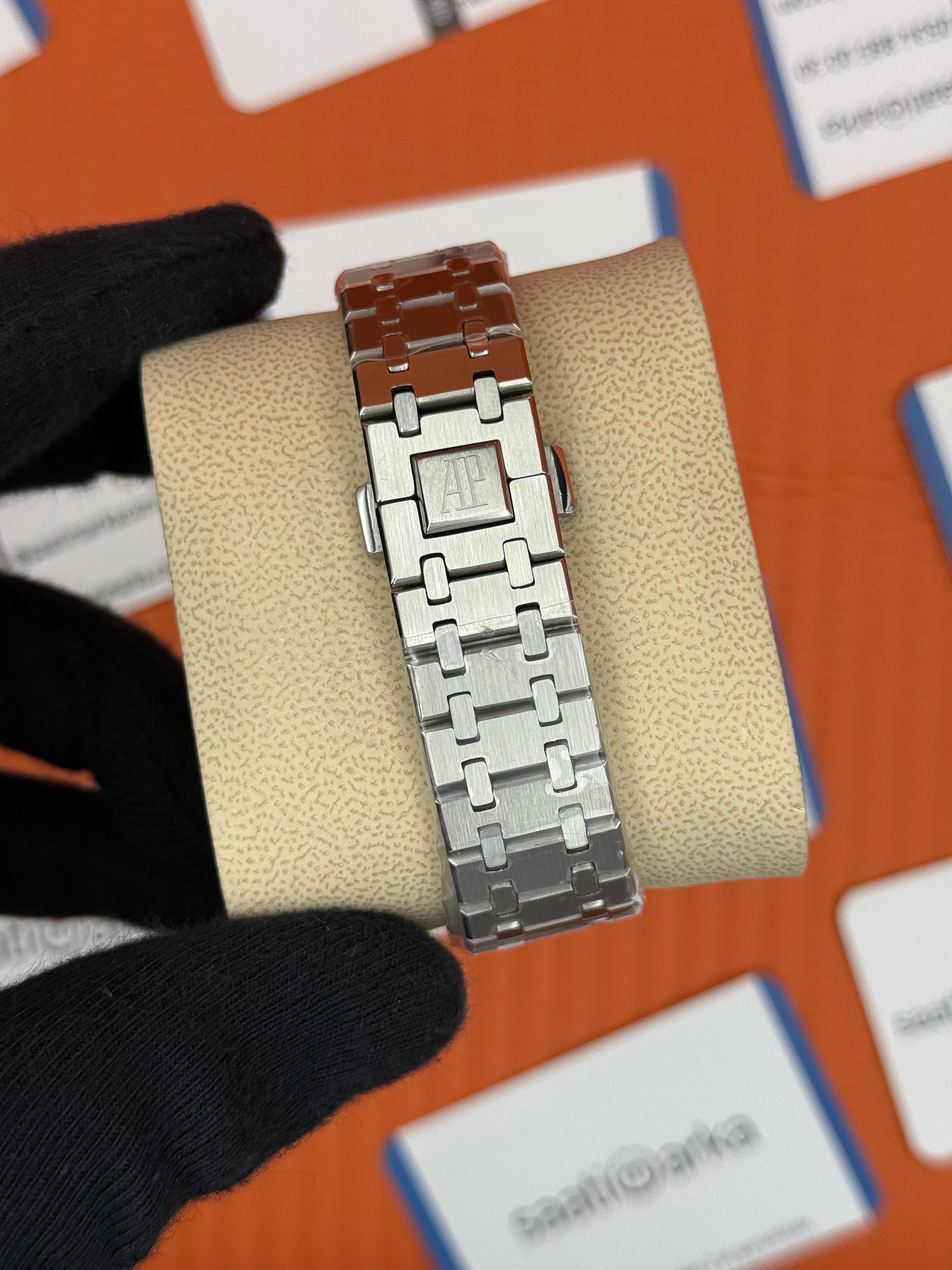 AUDEMARS PİGUET ROYAL OAK YEŞİL KADRAN SİLVER KASA-KORDON