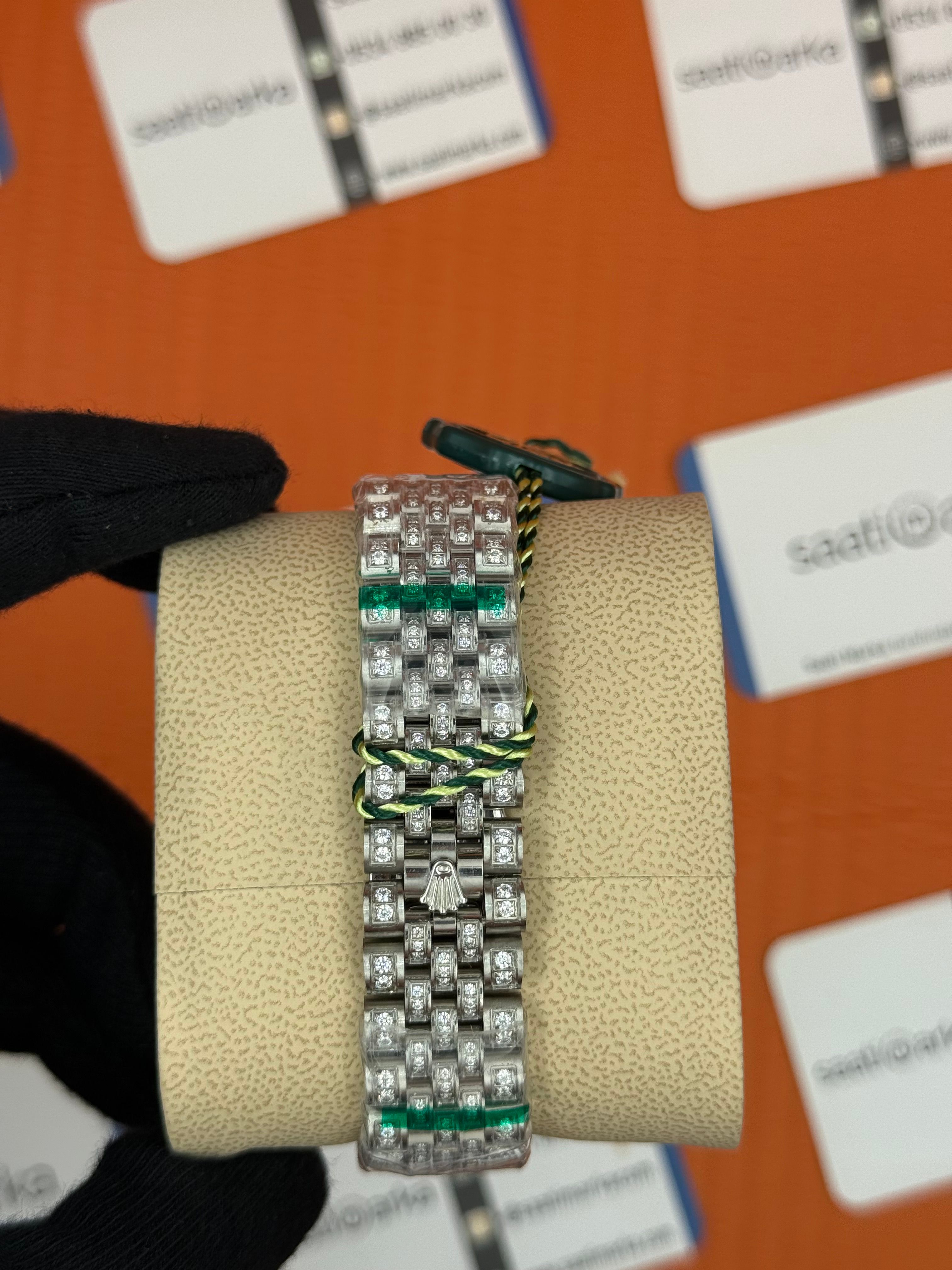 ROLEX Datejust full diamond 41mm silver