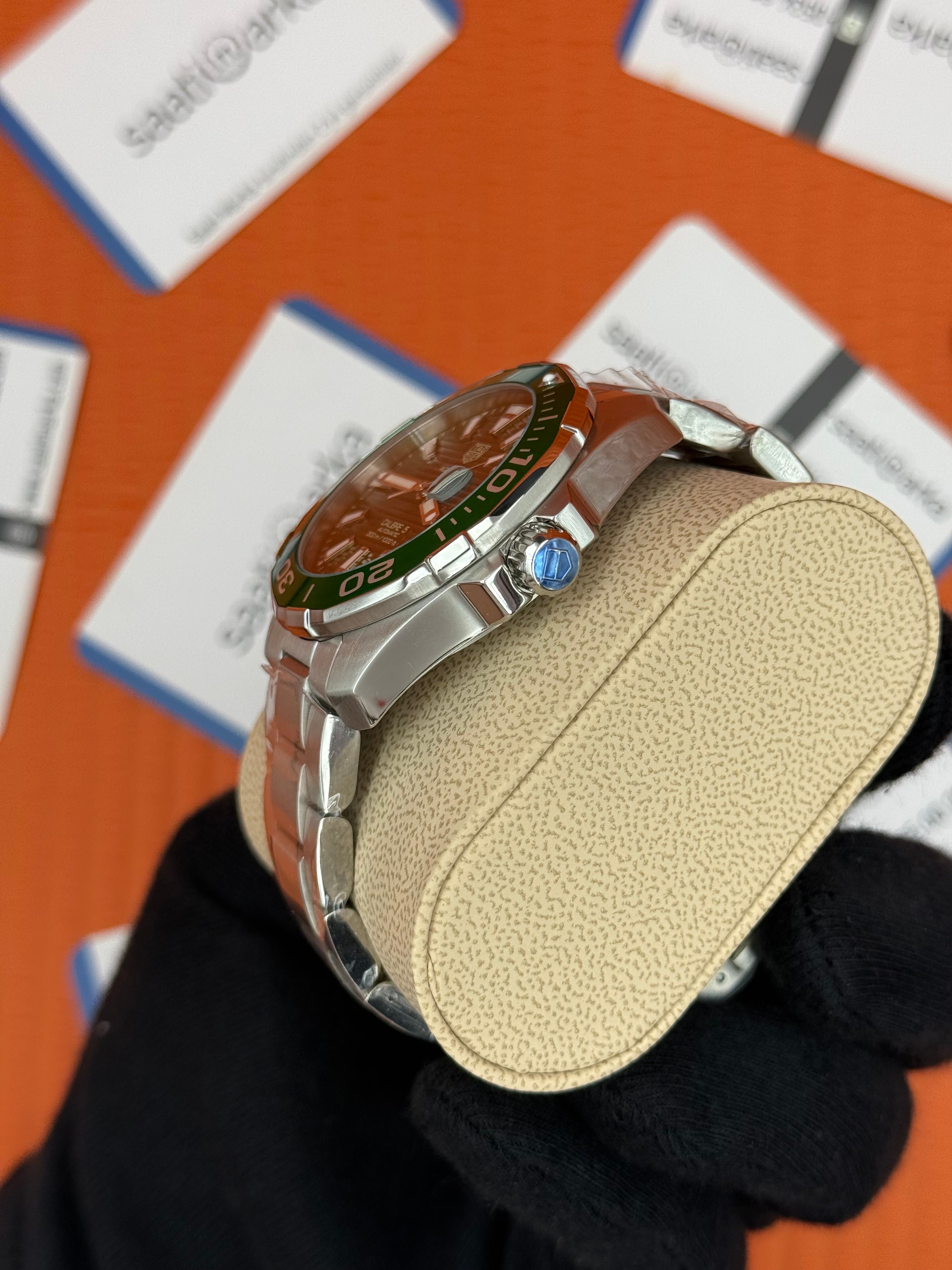 TAGHEUER GALİBRE 5 AQUARACER YEŞİL KADRAN
