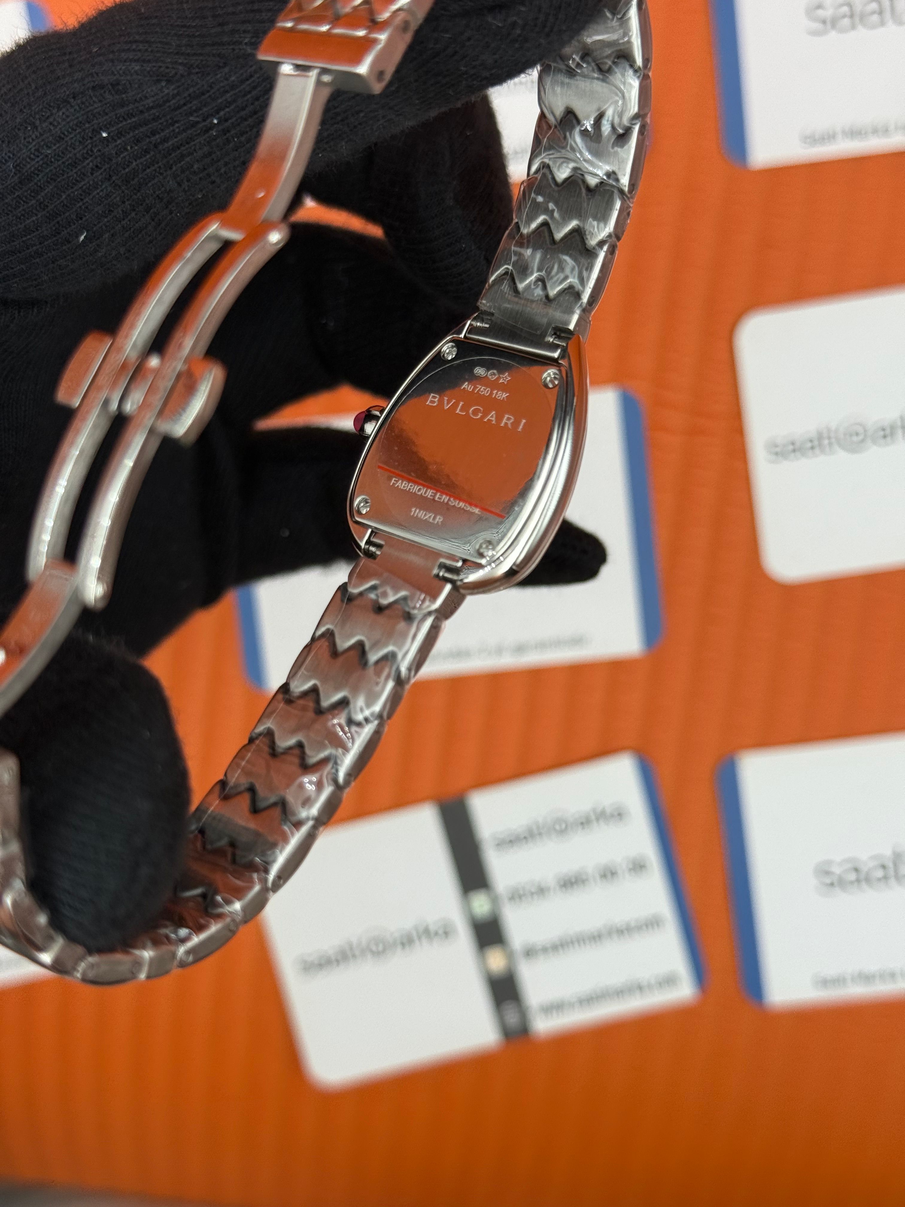 BVLGARİ serpenti seduttori siyah kadran silver kasa kordon kadın kol saati