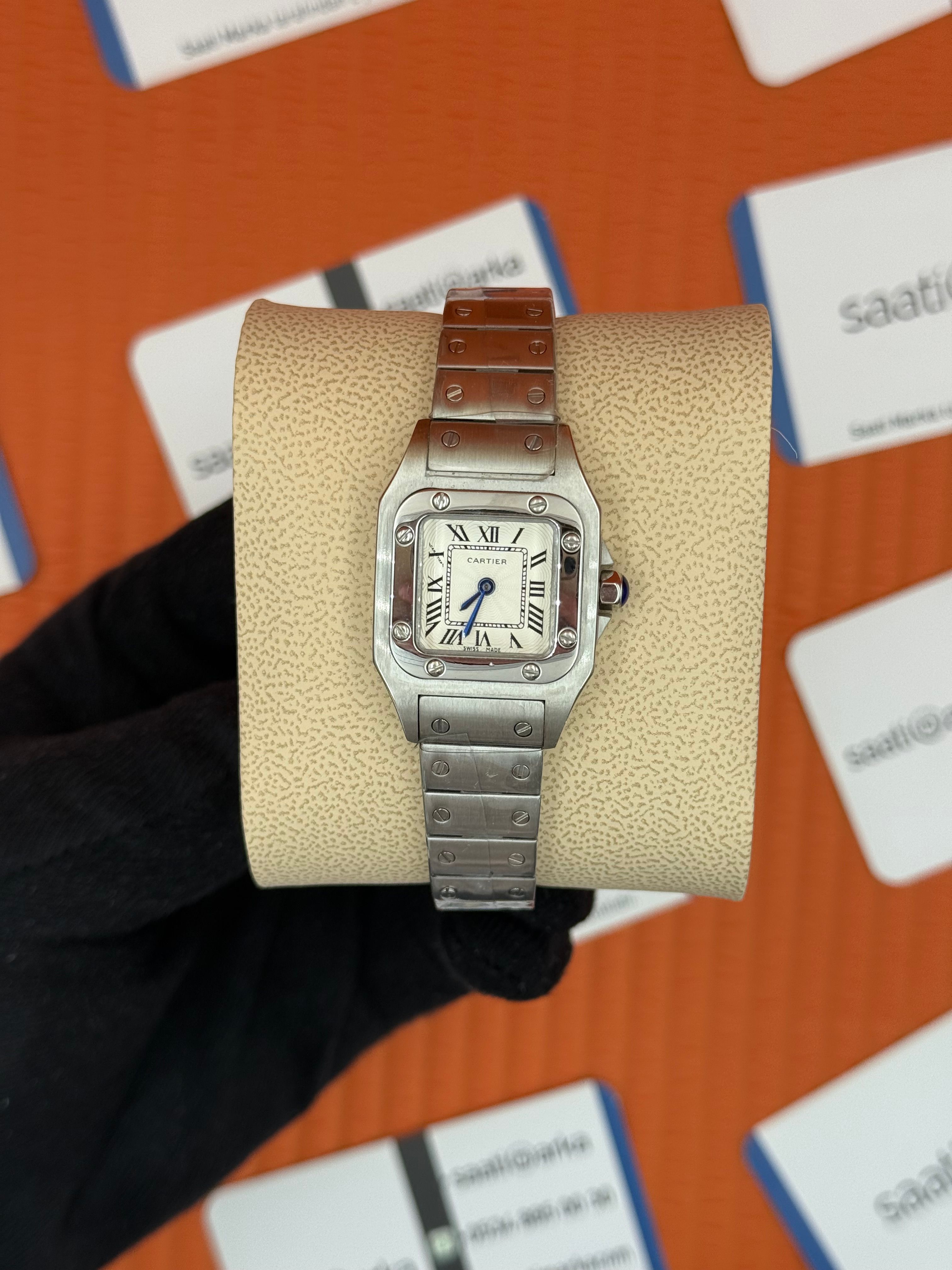 CARTİER Santos 22 mm kadın kol saati