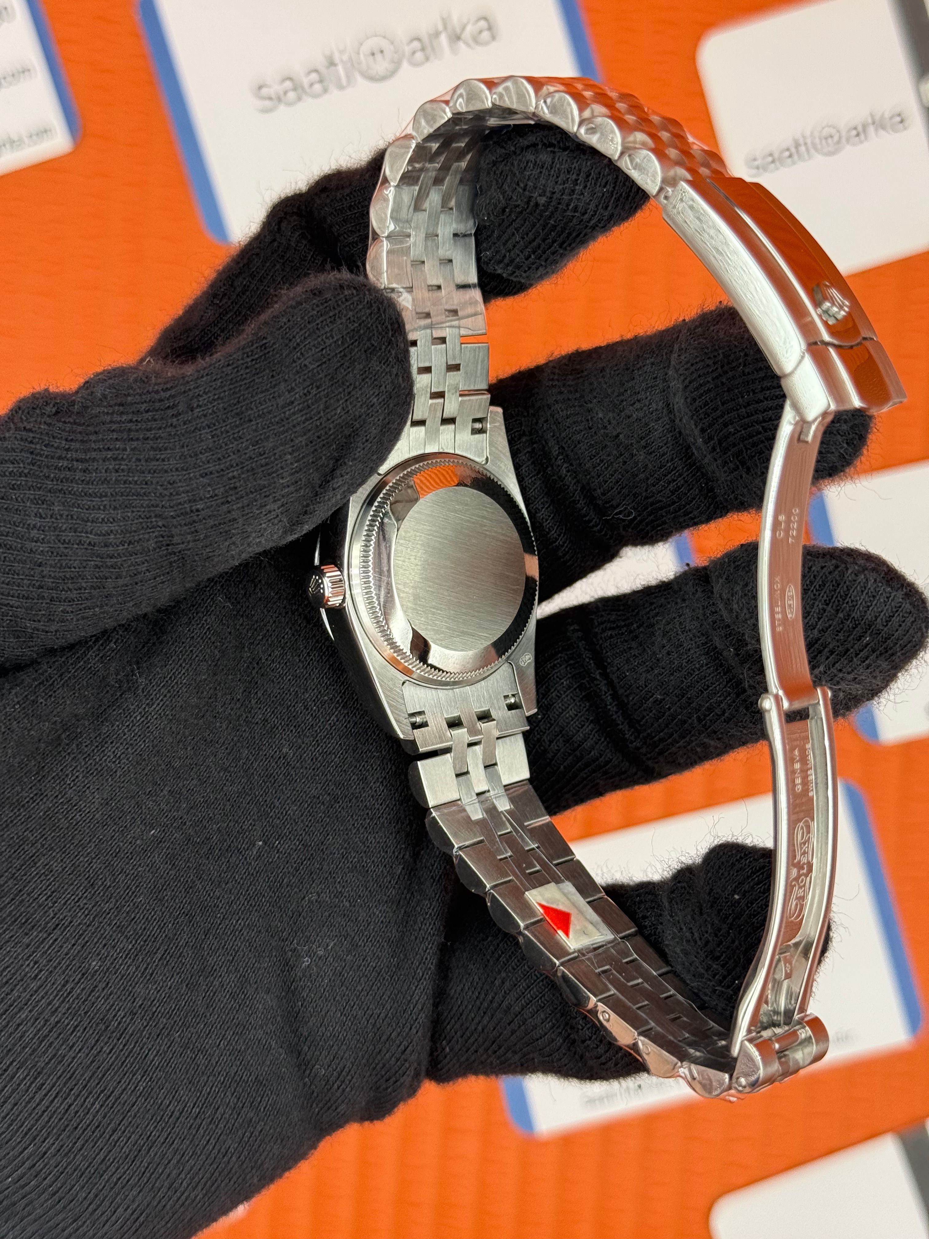 ROLEX datejust 31mm mavi kadran silver jubilee kordon