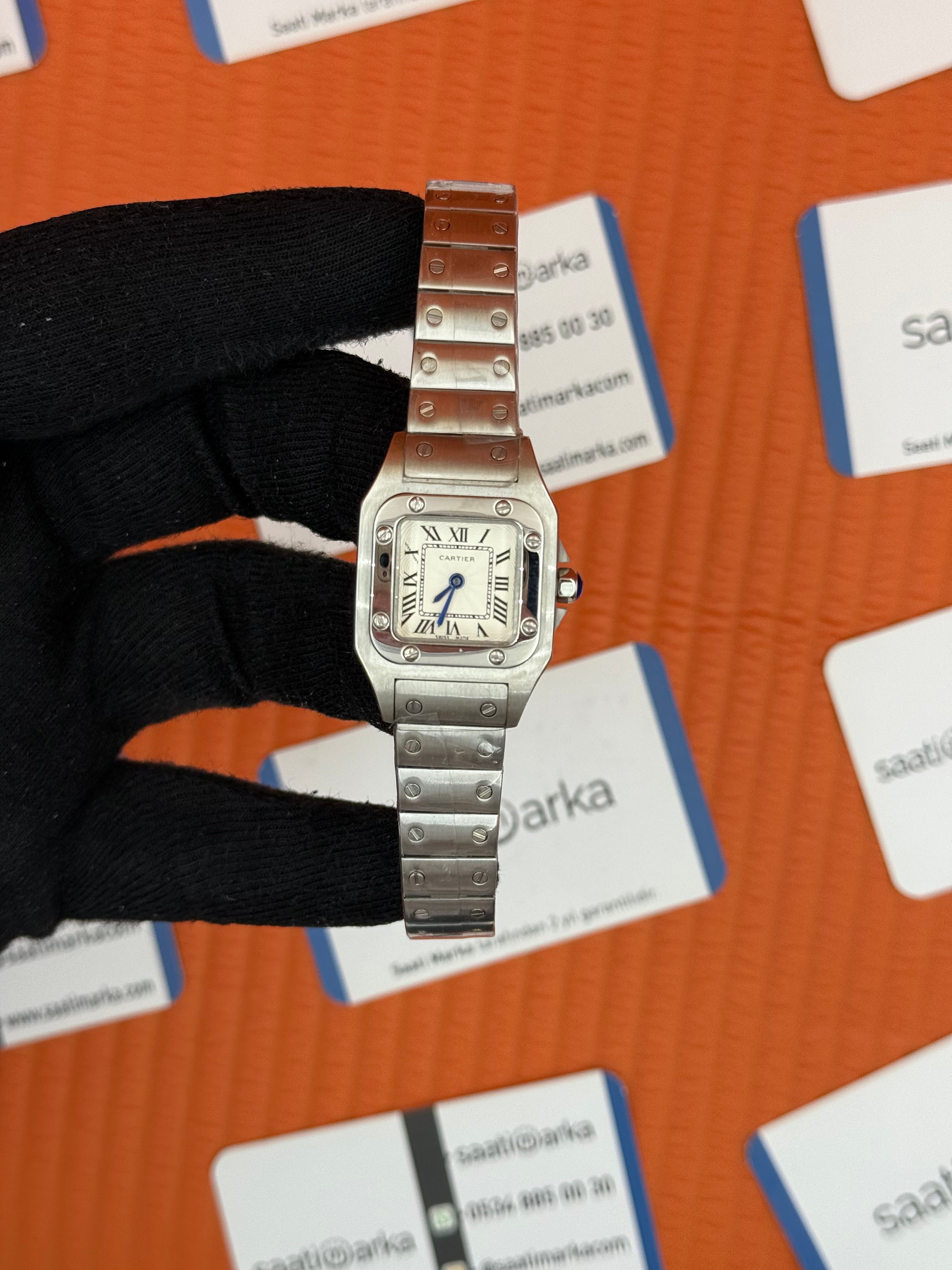 CARTİER Santos 22 mm kadın kol saati