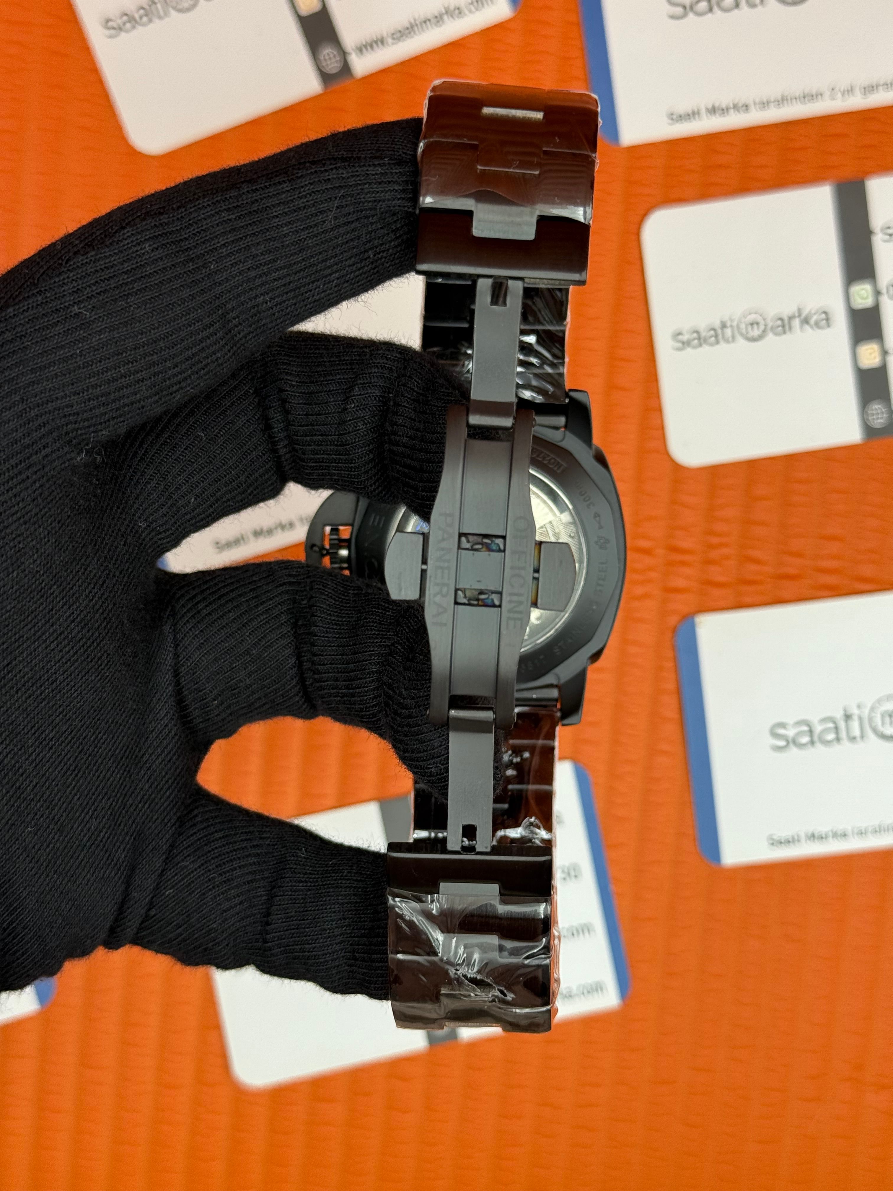 PANERAI luminor gmt full black 