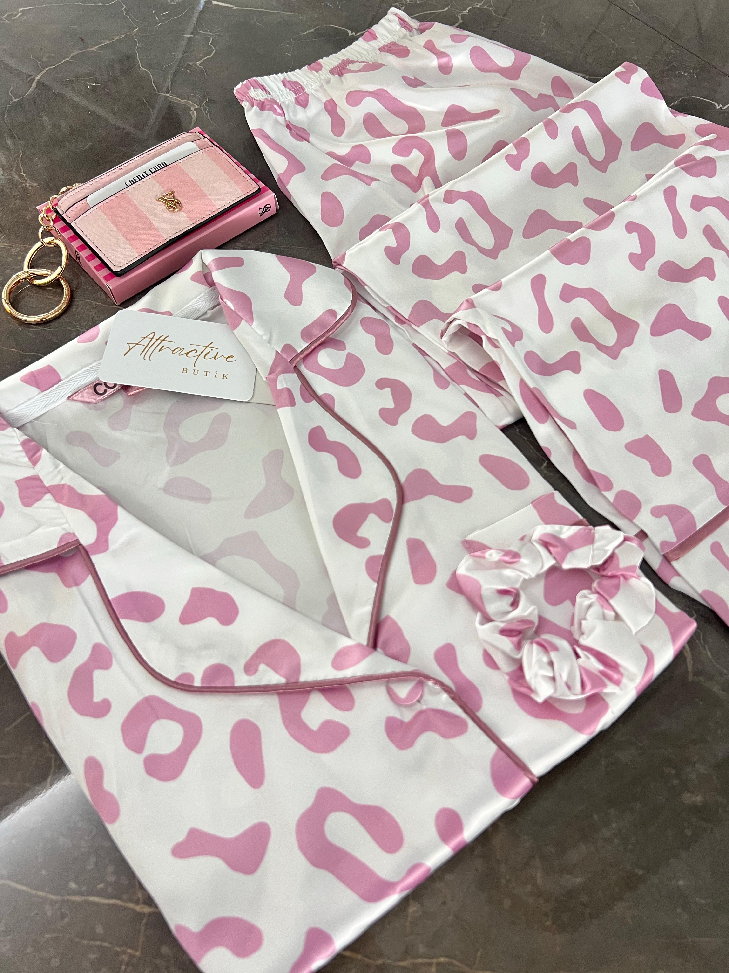 Lüks Mini Set Pijama Takımı + Kartlık