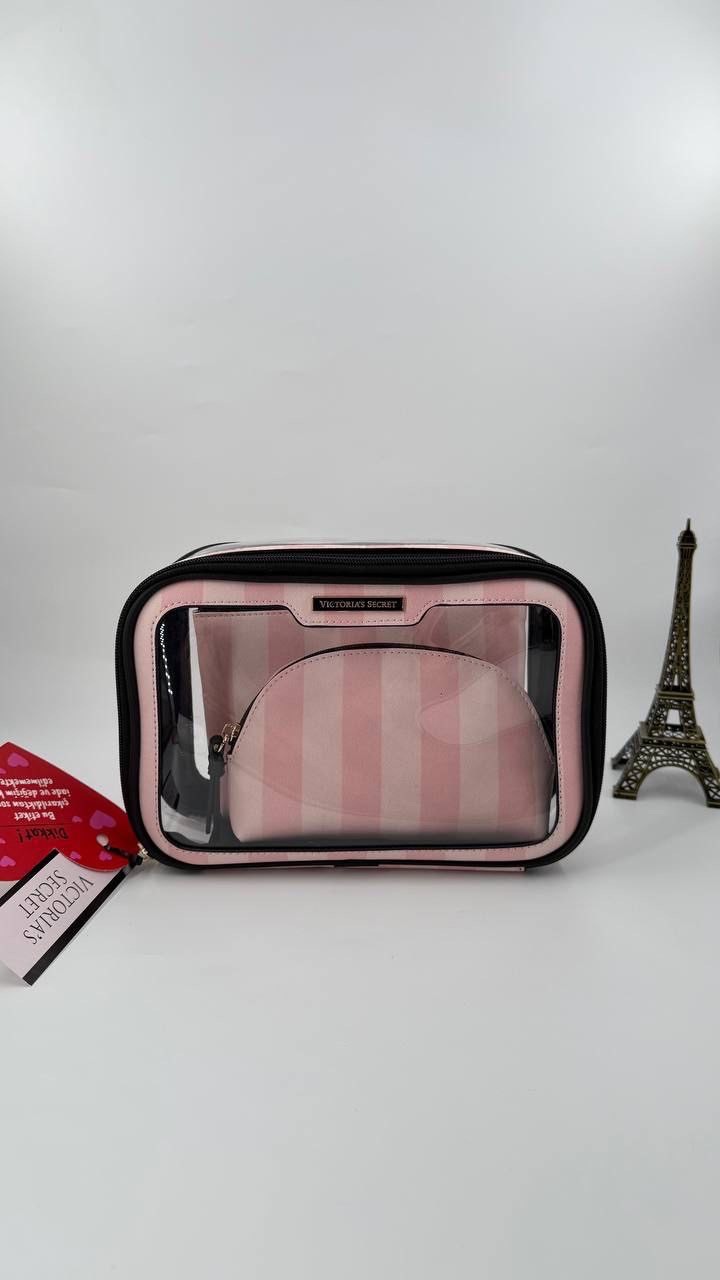 3 lü Victoria’s Secret Makyaj & seyahat Çantası